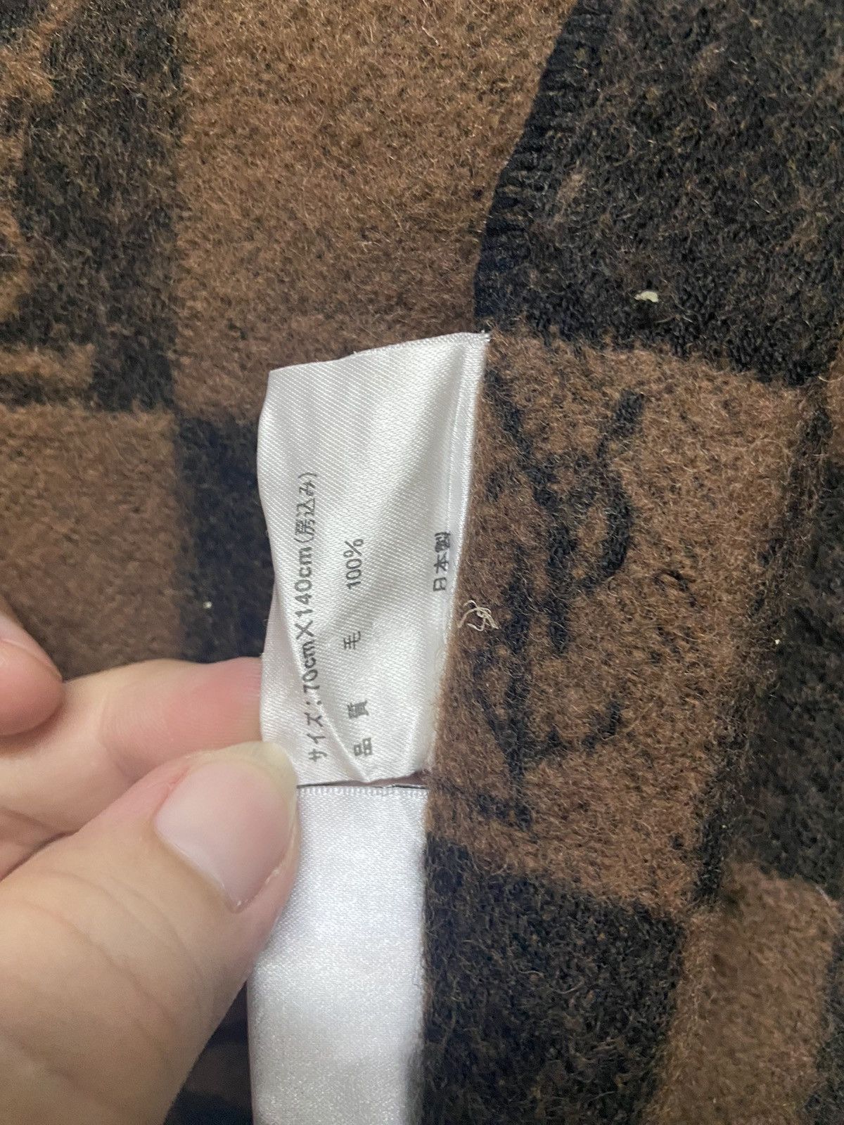 Saint Laurent Paris 🔥NEEDGONE🔥YSL Logo Saint Laurent Scarf Wool Size ONE SIZE - 6 Thumbnail