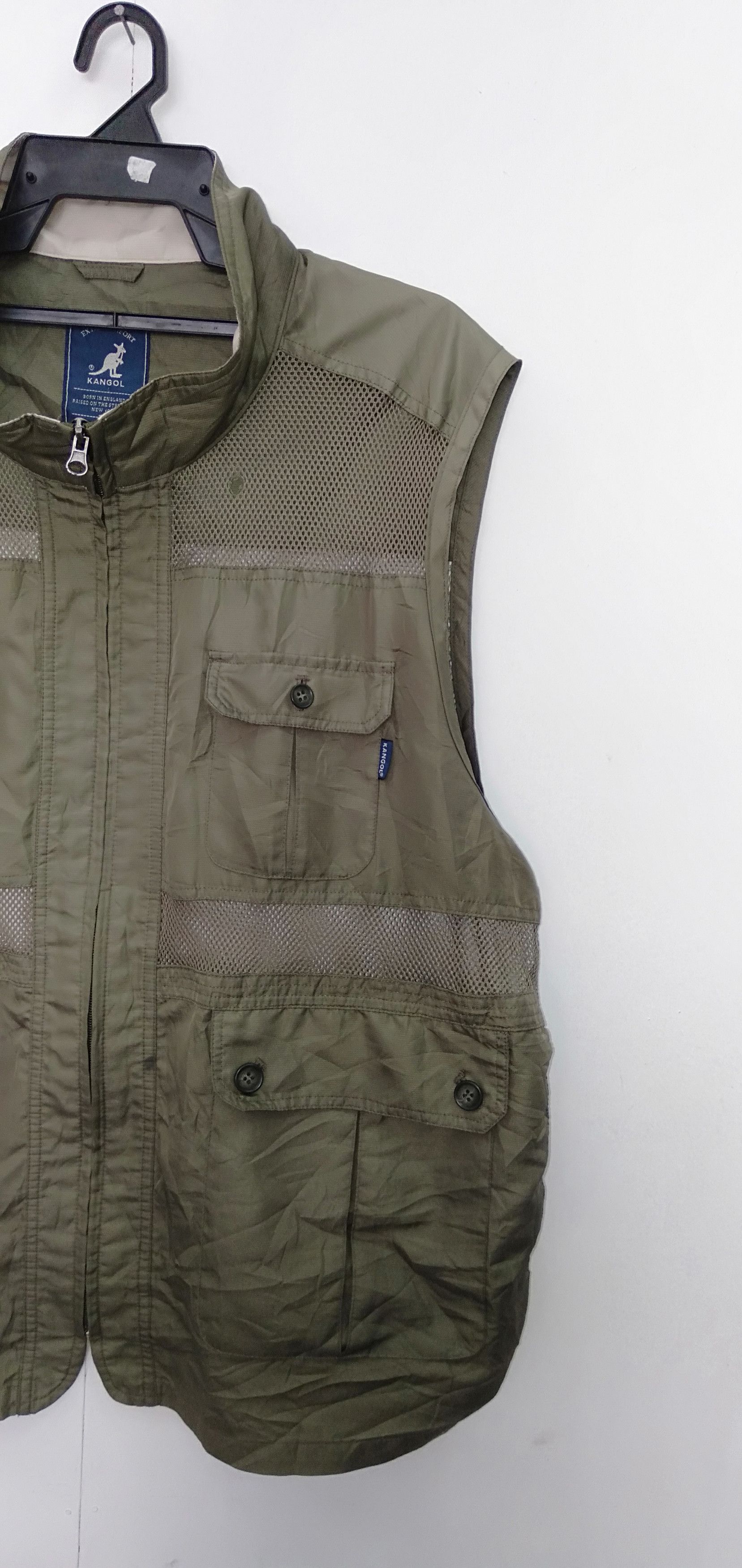 Japanese Brand × Kangol Kangol Multipocket Vest Size US XXL / EU 58 / 5 - 5 Thumbnail