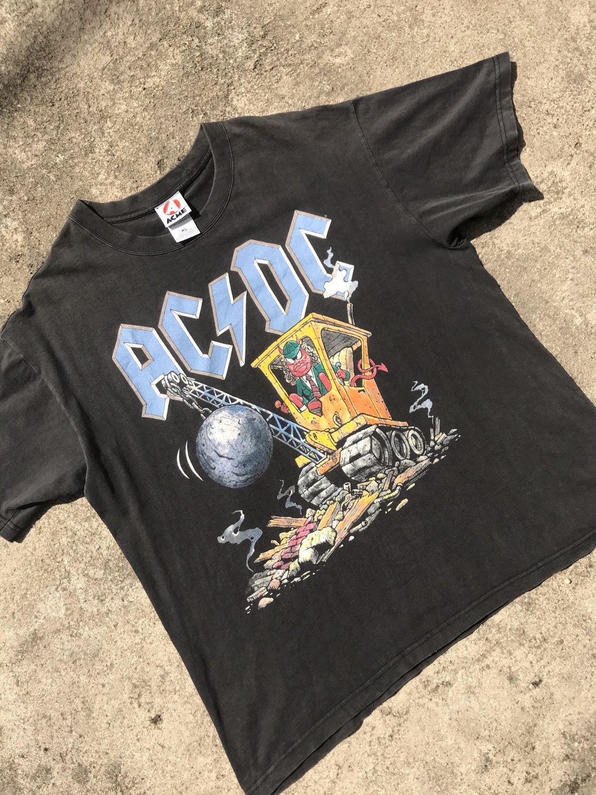 Band Tees 🔥OG 90s ACDC rock tshirt devil brockum / rare acme tee Size US XL / EU 56 / 4 - 6 Thumbnail