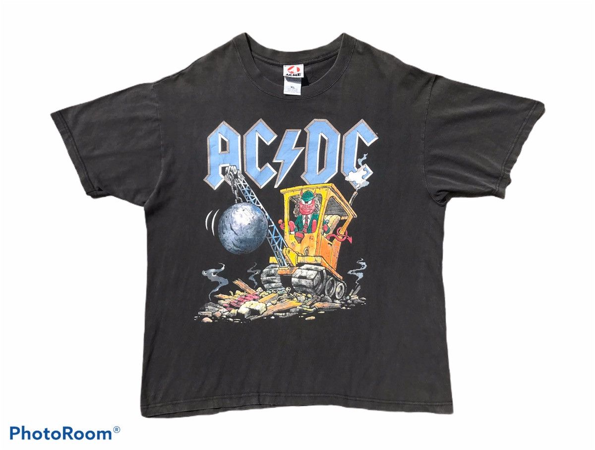 Band Tees 🔥OG 90s ACDC rock tshirt devil brockum / rare acme tee Size US XL / EU 56 / 4 - 1 Thumbnail