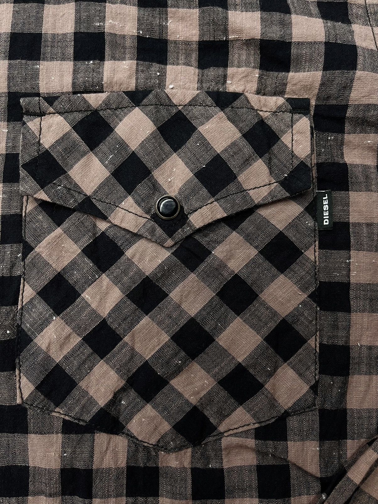 Diesel × Vintage Mens Diesel Shirt Into A Cage Vintage Y2K Rock Size US M / EU 48-50 / 2 - 4 Thumbnail