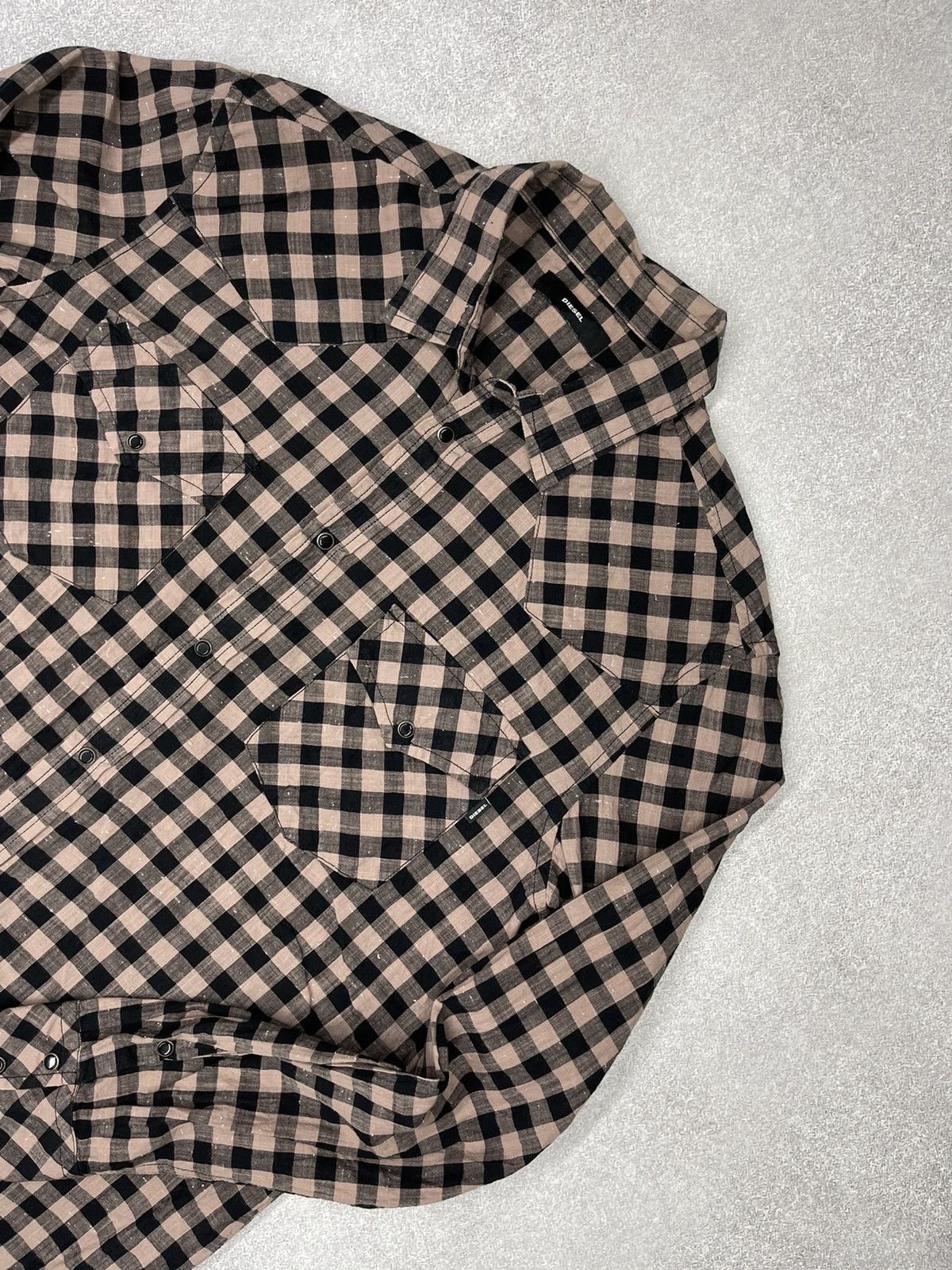 Diesel × Vintage Mens Diesel Shirt Into A Cage Vintage Y2K Rock Size US M / EU 48-50 / 2 - 2 Thumbnail