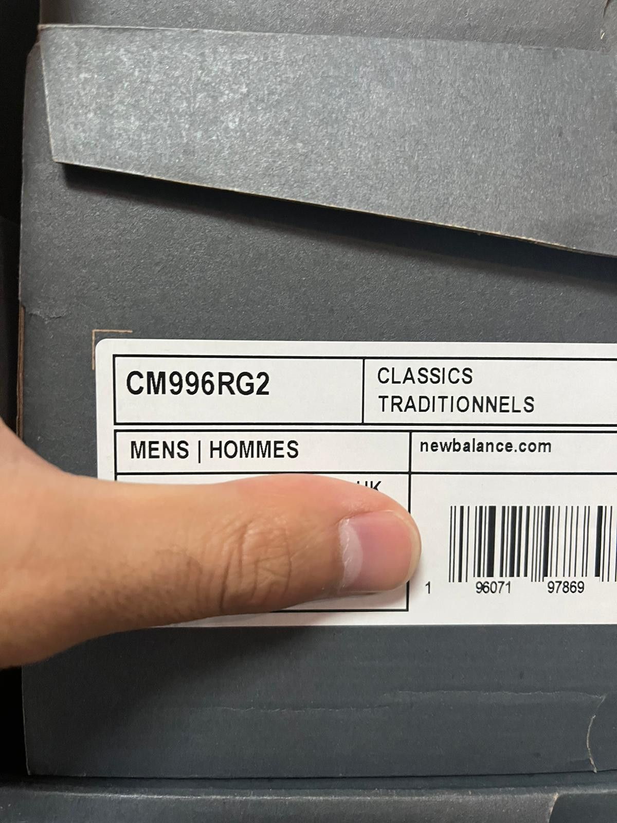 New Balance 996 Trainer in Grey / Multi Size US 10 / EU 43 - 7 Thumbnail