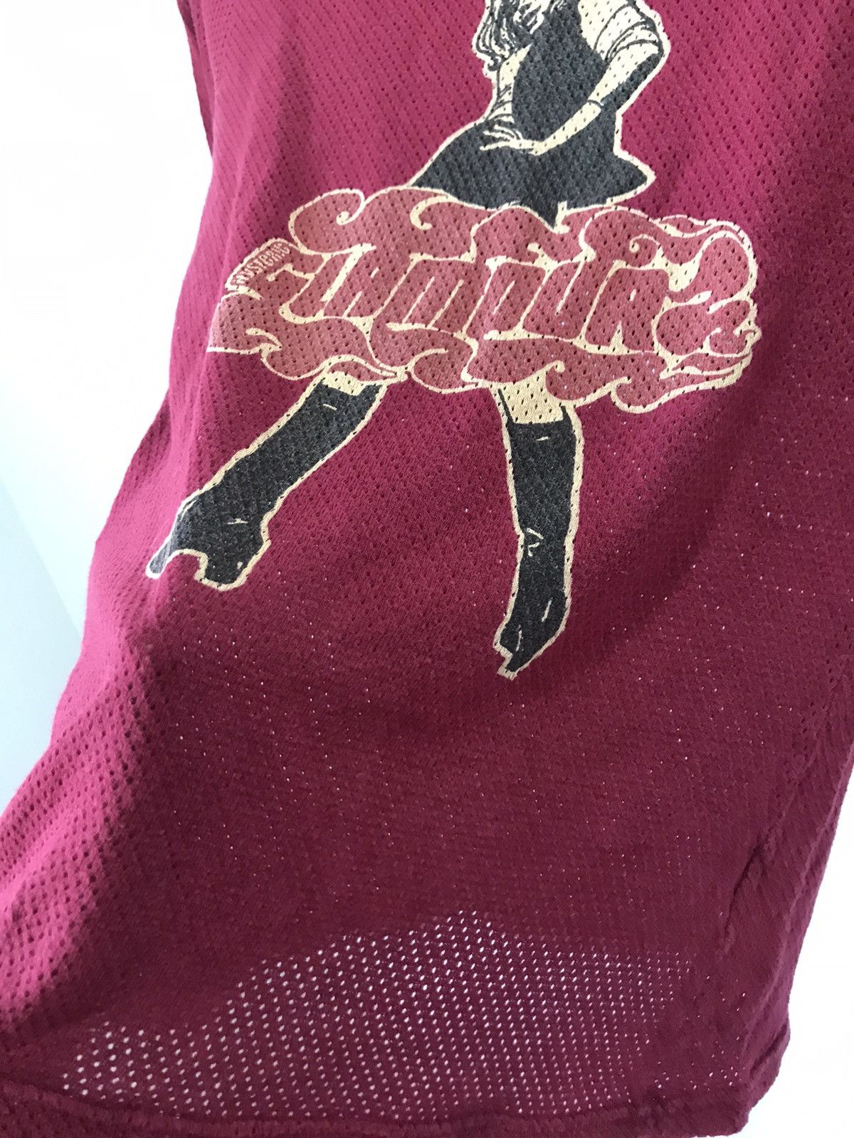 Hysteric Glamour vintage 90s hysteric glamour pin-up girl racing mesh shirt Size US S / EU 44-46 / 1 - 4 Thumbnail