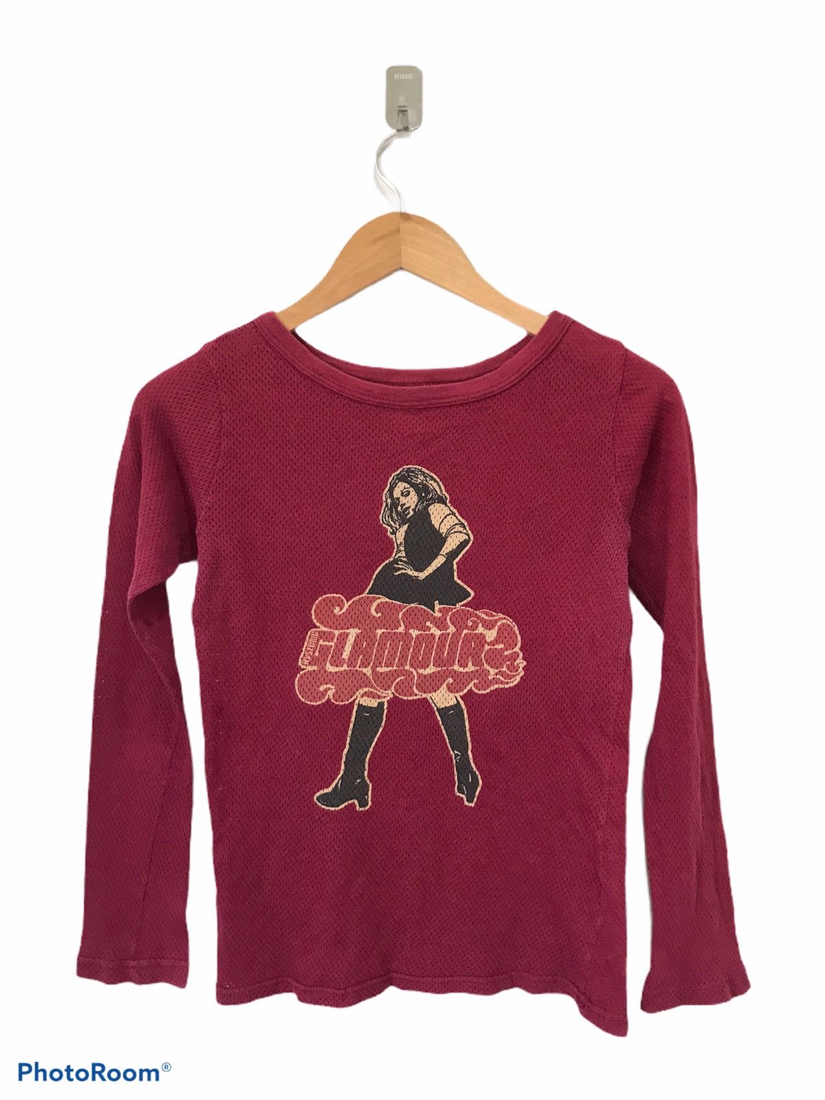 Hysteric Glamour vintage 90s hysteric glamour pin-up girl racing mesh shirt Size US S / EU 44-46 / 1 - 2 Thumbnail