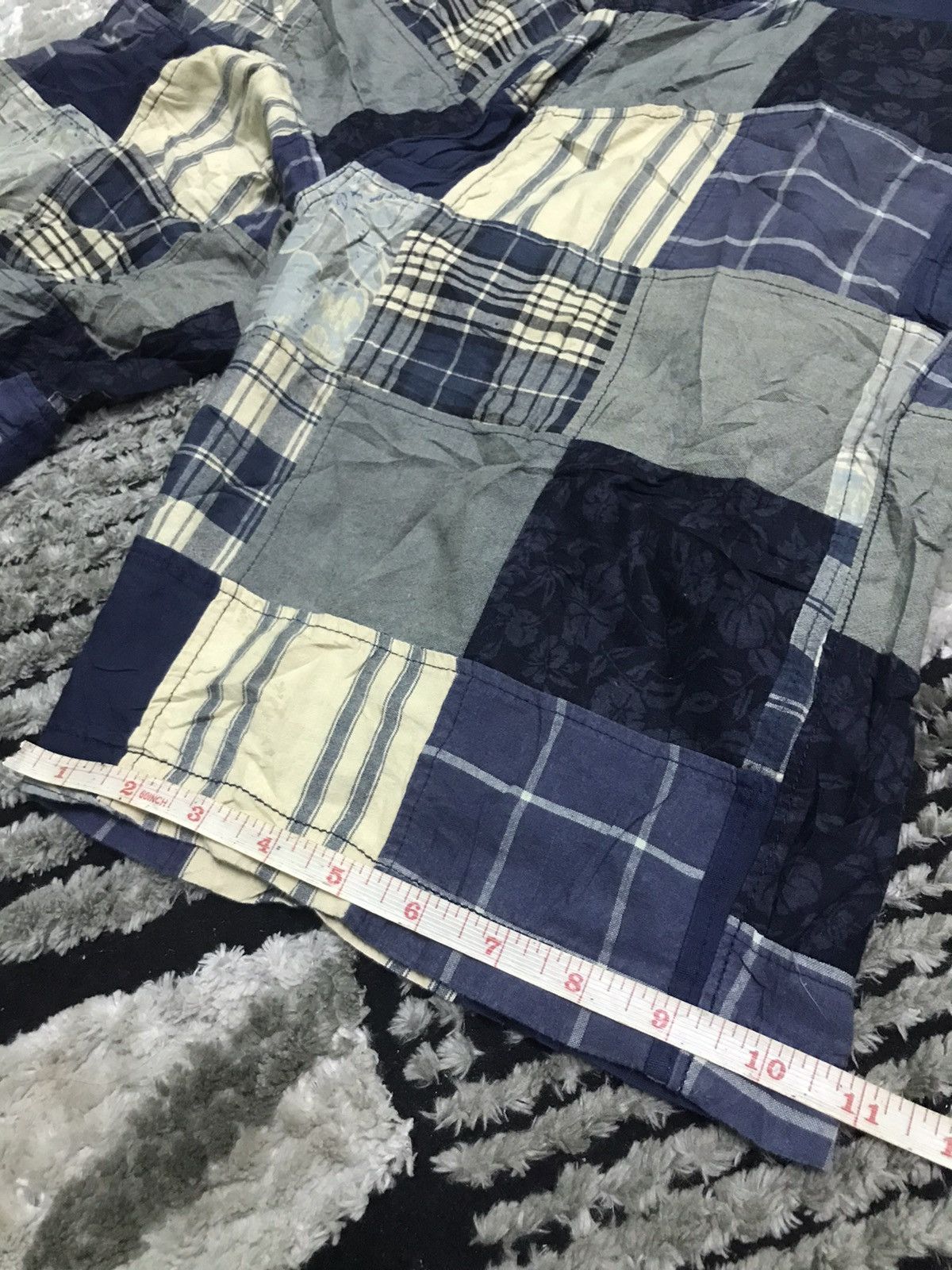Japanese Brand patchwork short pants Size US 32 / EU 48 - 7 Thumbnail