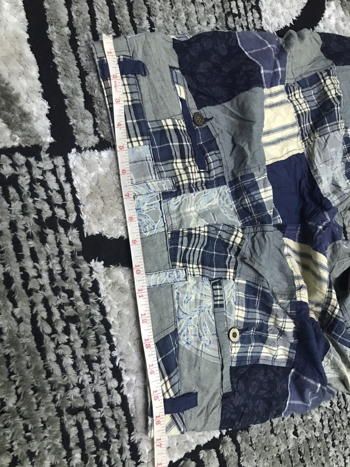 Japanese Brand patchwork short pants Size US 32 / EU 48 - 5 Thumbnail
