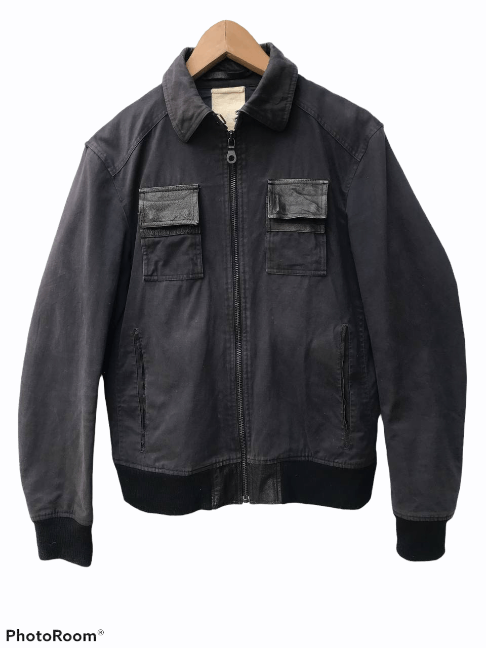 Japanese Bark Tannage Sheepskin Leather Pocket Jacket