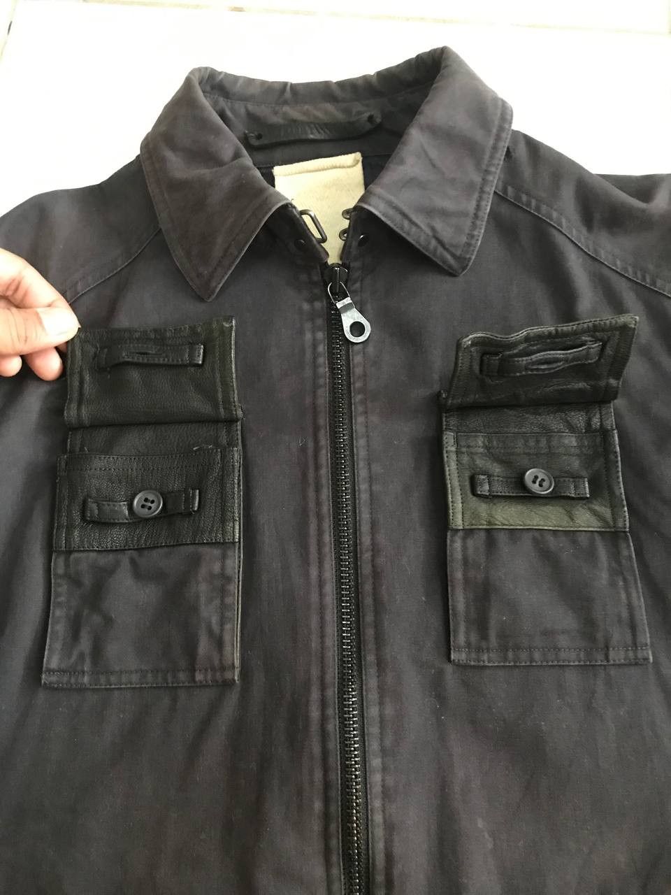 Bark × Designer × Japanese Brand Japanese Bark Tannage Sheepskin Leather Pocket Jacket Size US S / EU 44-46 / 1 - 5 Thumbnail