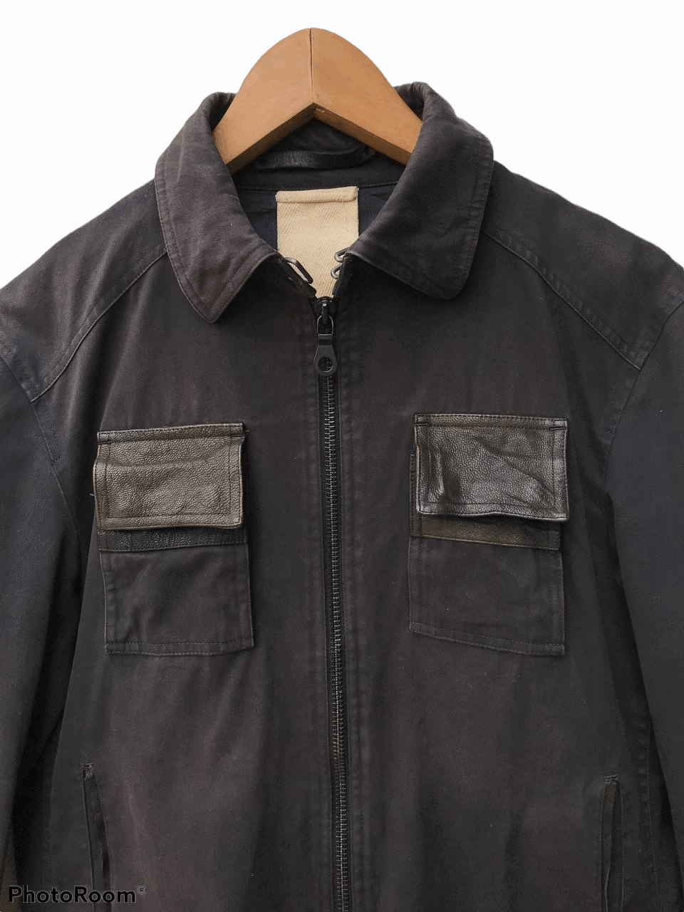 Bark × Designer × Japanese Brand Japanese Bark Tannage Sheepskin Leather Pocket Jacket Size US S / EU 44-46 / 1 - 4 Thumbnail