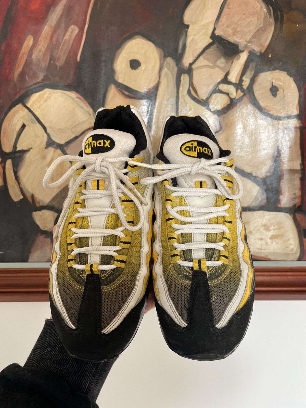 Nike Vintage Y2k Nike Air Max 95 Gs Varsity Maize Low Sneakers Size US 6 / IT 36 - 3 Thumbnail