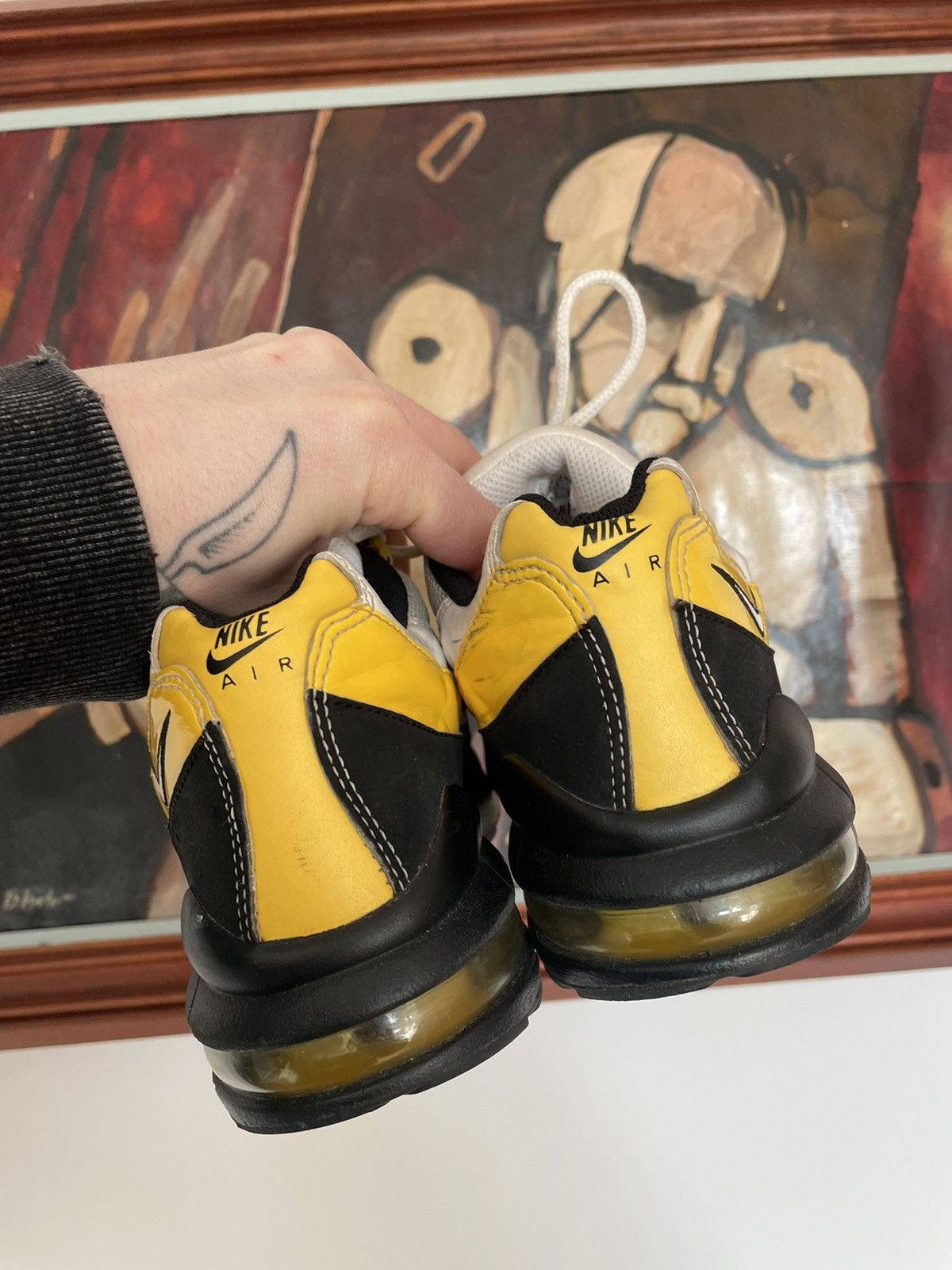 Nike Vintage Y2k Nike Air Max 95 Gs Varsity Maize Low Sneakers Size US 6 / IT 36 - 6 Thumbnail