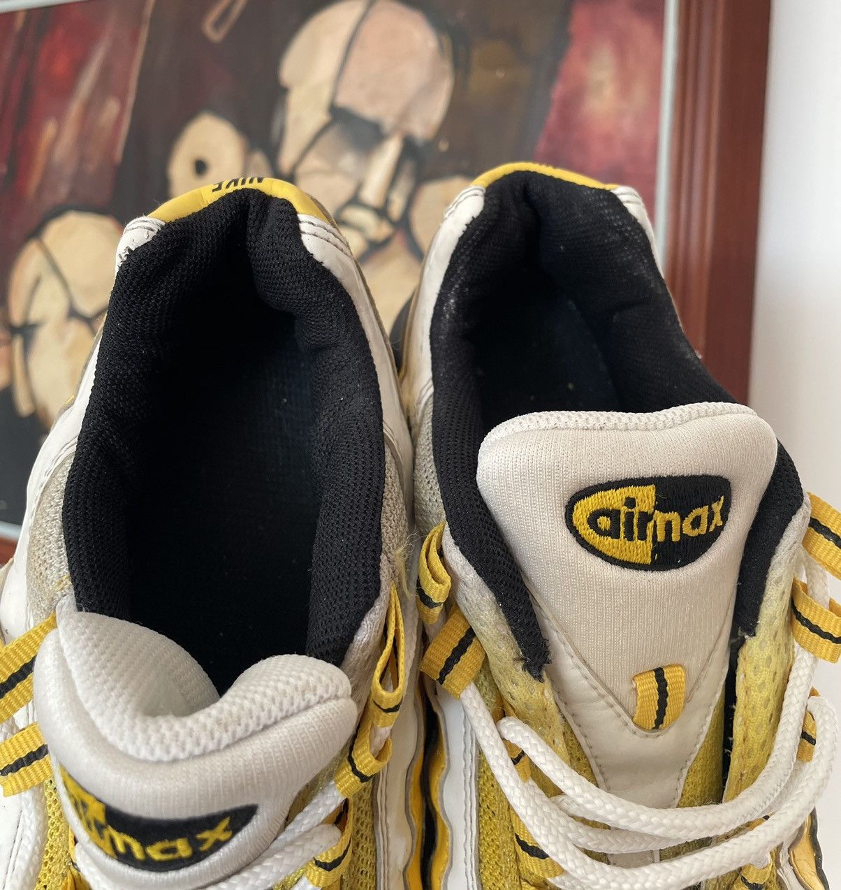 Nike Vintage Y2k Nike Air Max 95 Gs Varsity Maize Low Sneakers Size US 6 / IT 36 - 4 Thumbnail
