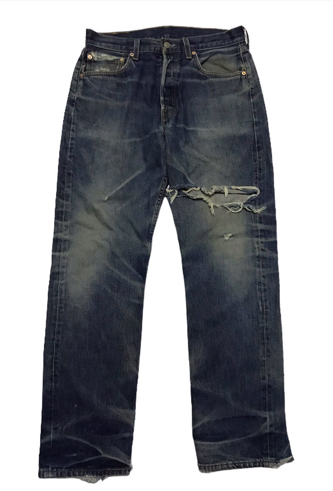 Levi's 32x30 Levi’s 501 button 552 rusty wash blue denim jeans Size US 32 / EU 48 - 1 Thumbnail