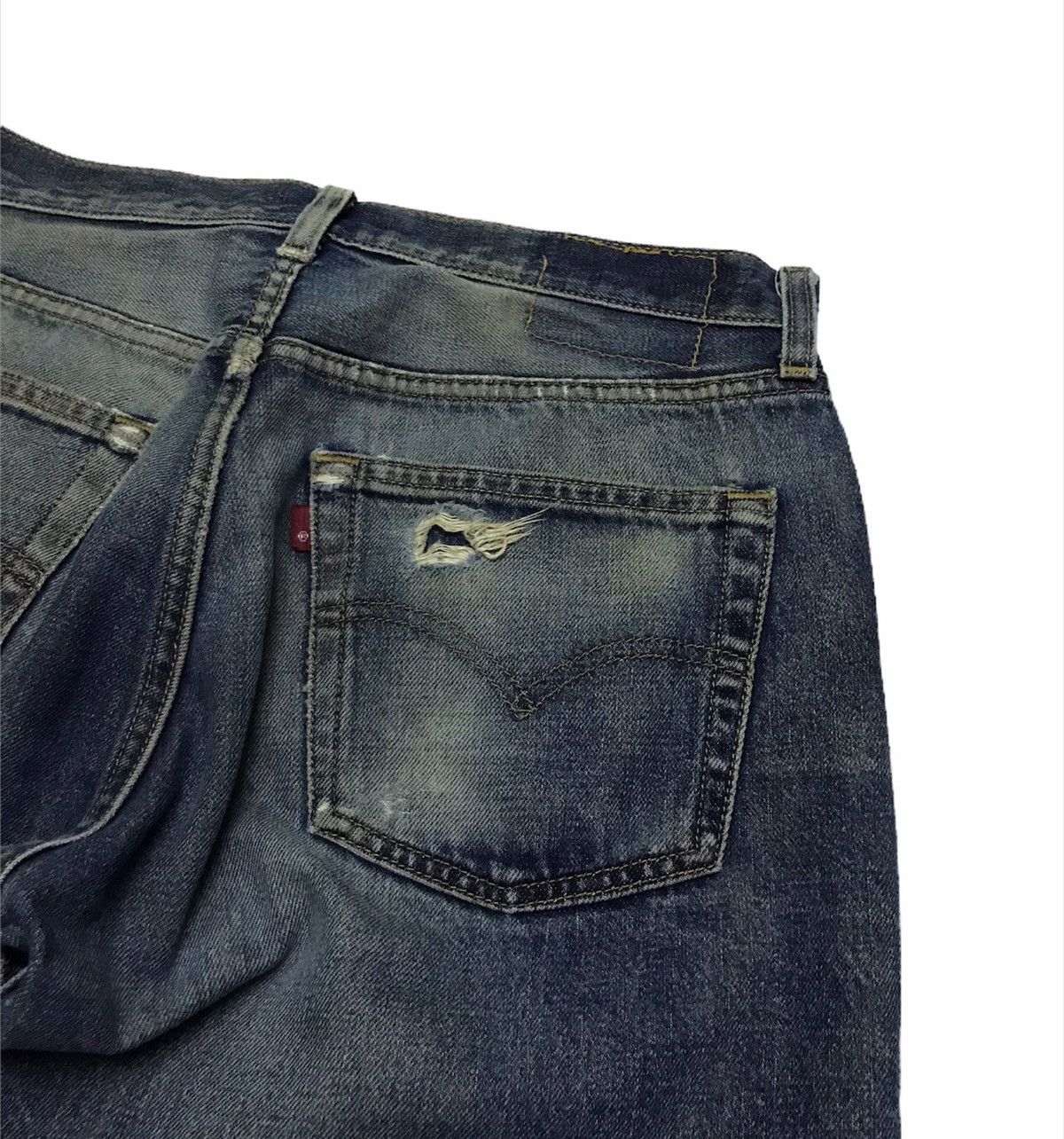 Levi's 32x30 Levi’s 501 button 552 rusty wash blue denim jeans Size US 32 / EU 48 - 6 Thumbnail