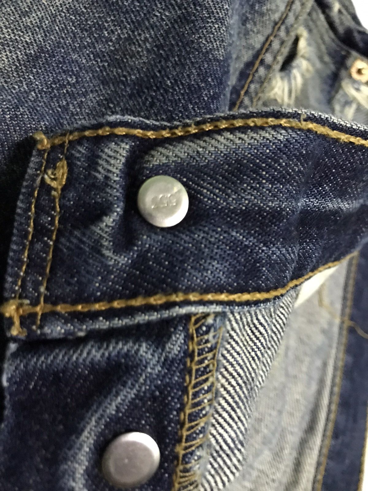 Levi's 32x30 Levi’s 501 button 552 rusty wash blue denim jeans Size US 32 / EU 48 - 8 Thumbnail