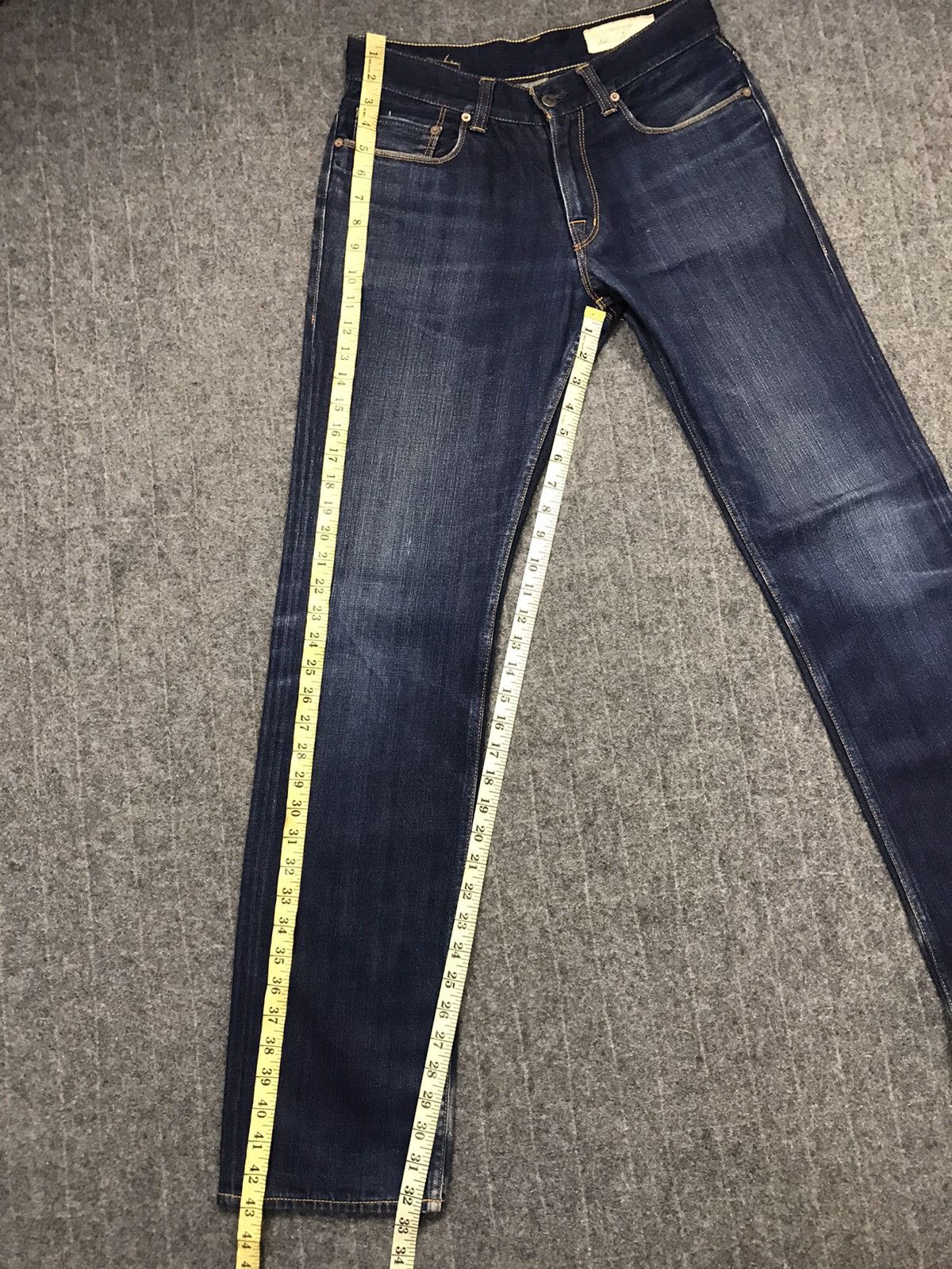 Japanese Brand × Vintage Vintage Sadistic Blue Indigo Denim Design Size US 30 / EU 46 - 19 Thumbnail