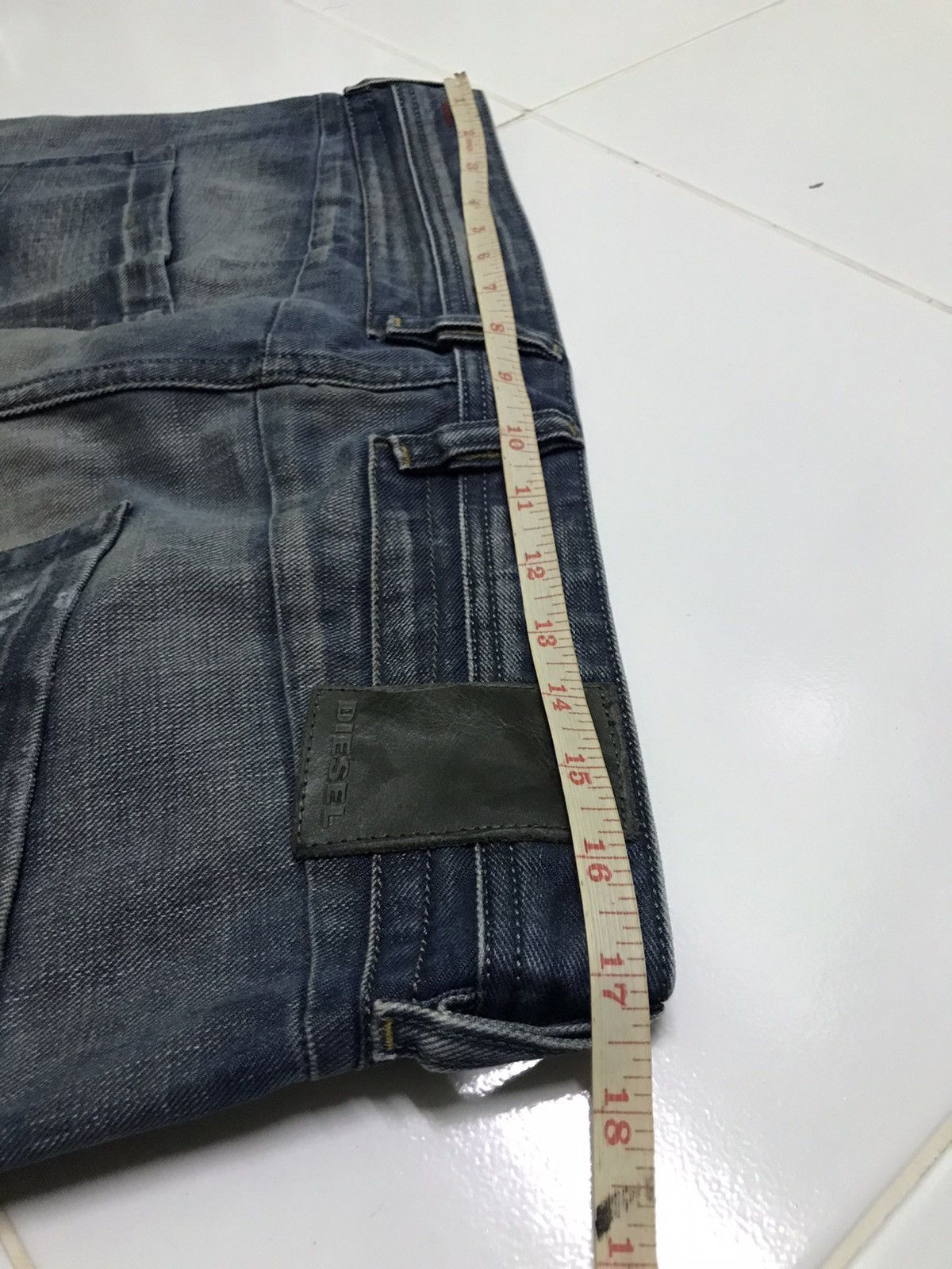 Diesel 34x30 Diesel distressed style dark blue denim jeans Size US 34 / EU 50 - 8 Thumbnail