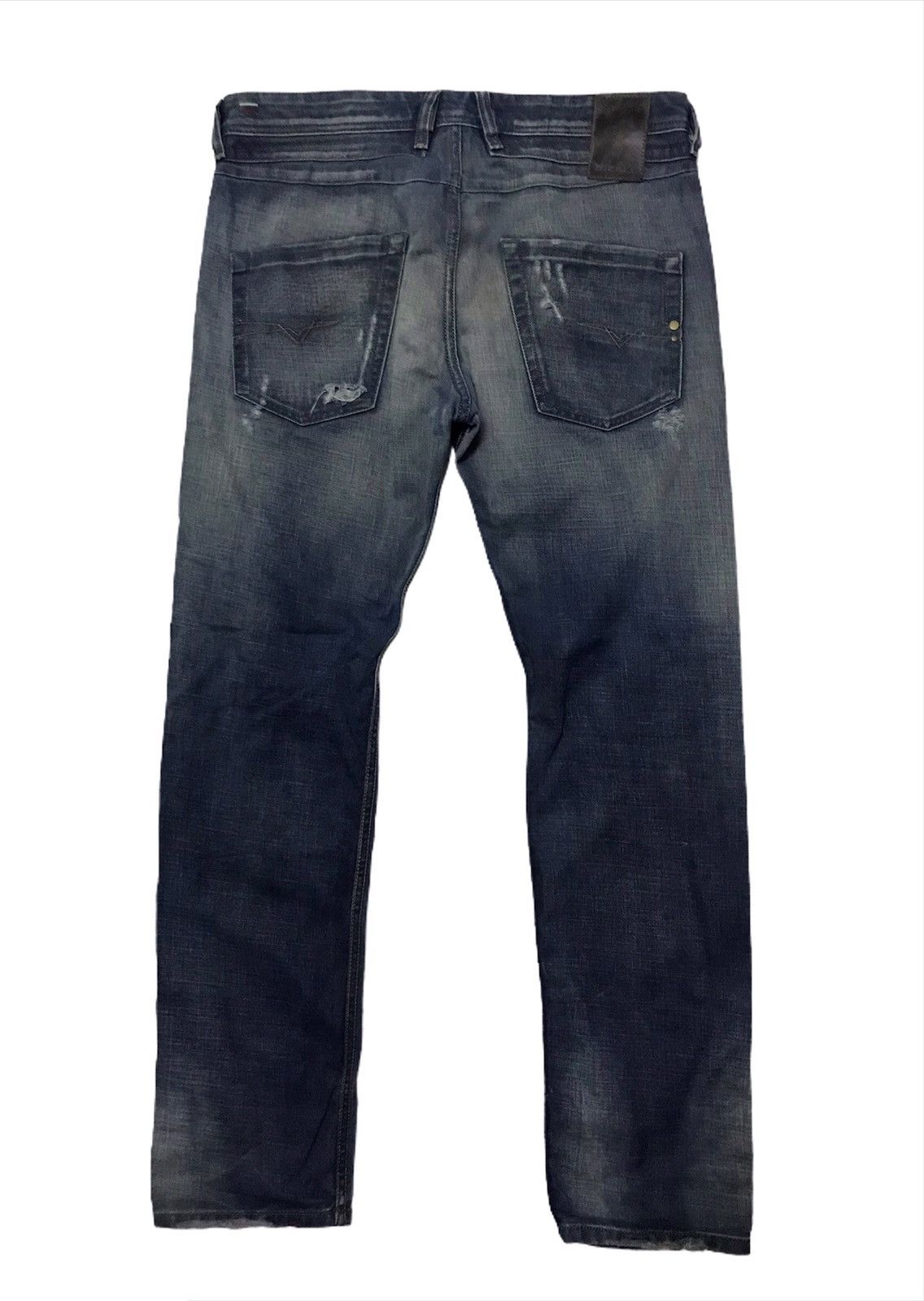 Diesel 34x30 Diesel distressed style dark blue denim jeans Size US 34 / EU 50 - 5 Thumbnail