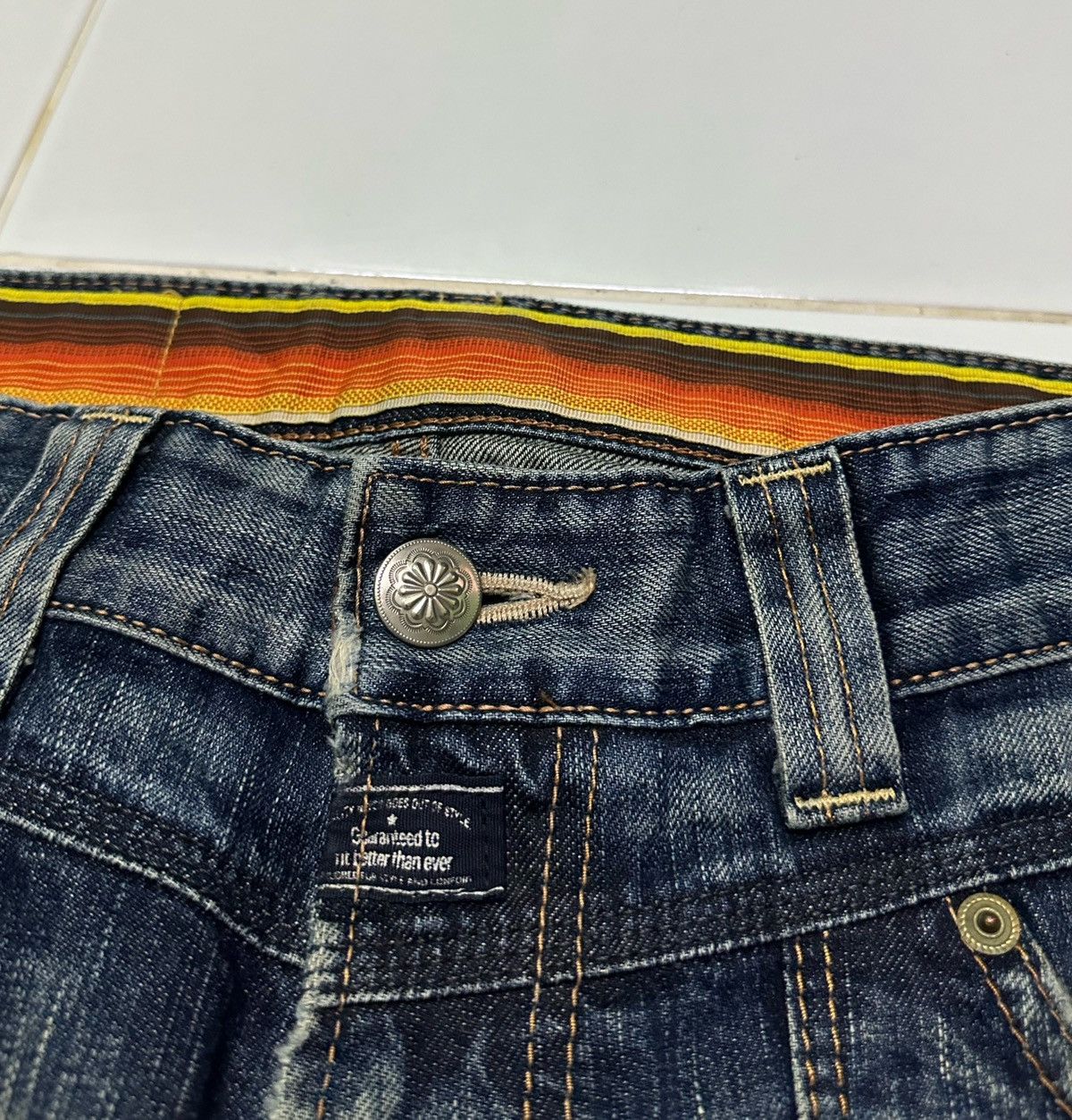 Edwin 30x32 Edwin rusty wash dark blue denim jeans Size US 30 / EU 46 - 3 Thumbnail