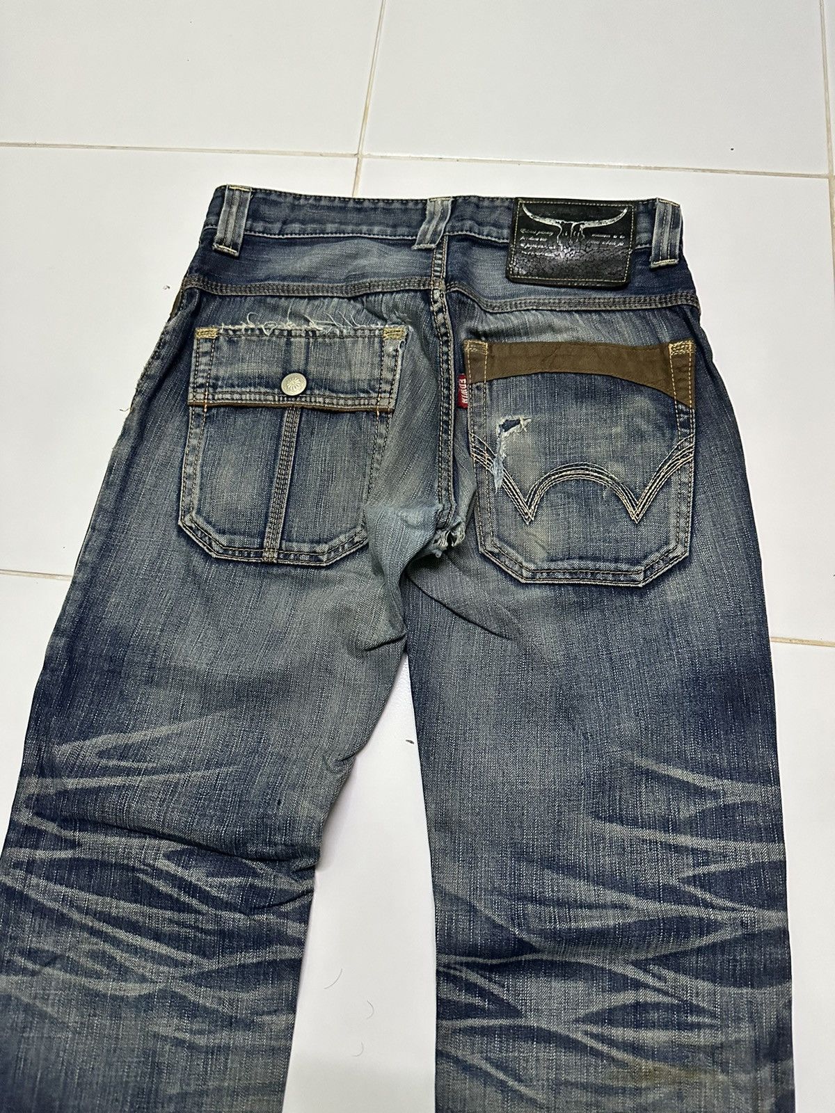 Edwin 30x32 Edwin rusty wash dark blue denim jeans Size US 30 / EU 46 - 5 Thumbnail
