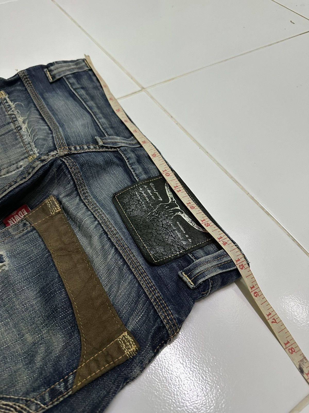 Edwin 30x32 Edwin rusty wash dark blue denim jeans Size US 30 / EU 46 - 7 Thumbnail
