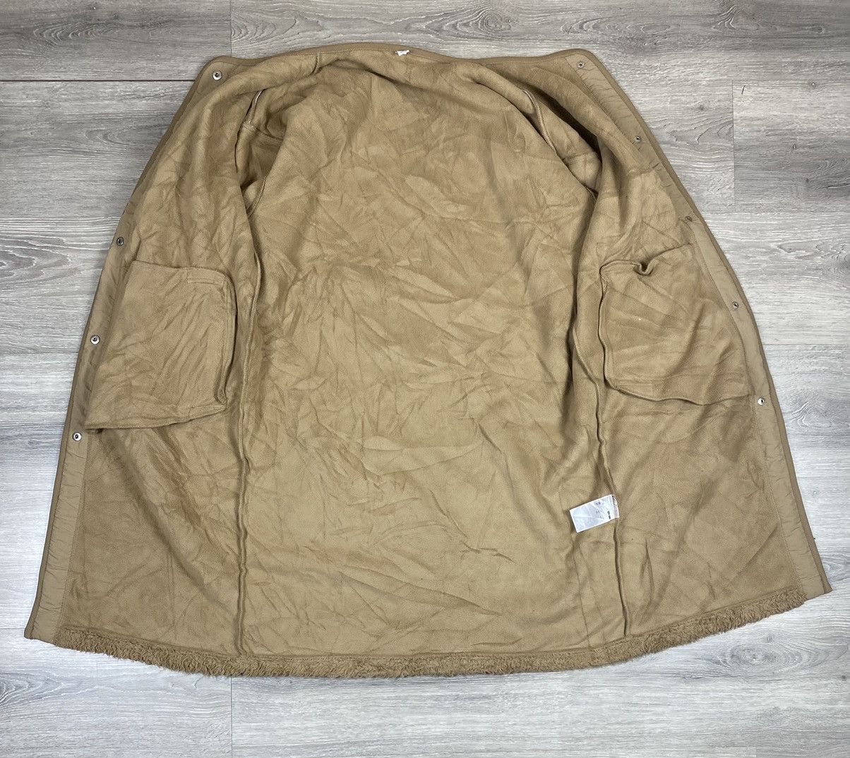 Japanese Brand STEAL 🔥 VINTAGE UNIQLO SHERPA BUTTON UP LONG JACKET Size S / US 4 / IT 40 - 5 Thumbnail