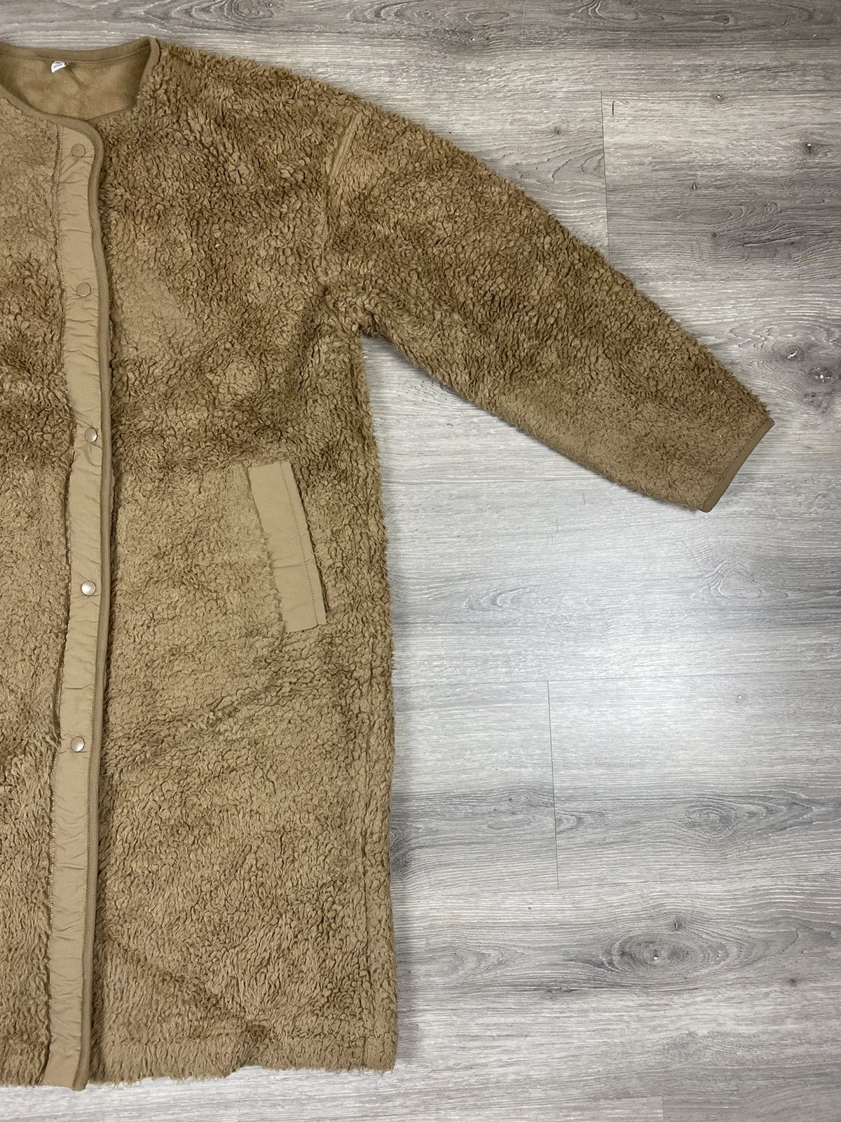 Japanese Brand STEAL 🔥 VINTAGE UNIQLO SHERPA BUTTON UP LONG JACKET Size S / US 4 / IT 40 - 3 Thumbnail