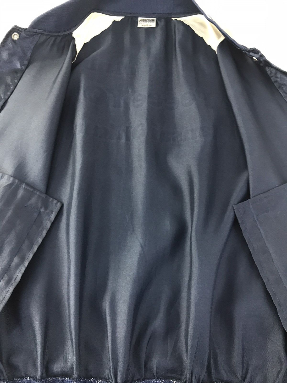 Japanese Brand Vintage Bomber Satin Jacket Snap Button Design Size US M / EU 48-50 / 2 - 6 Thumbnail