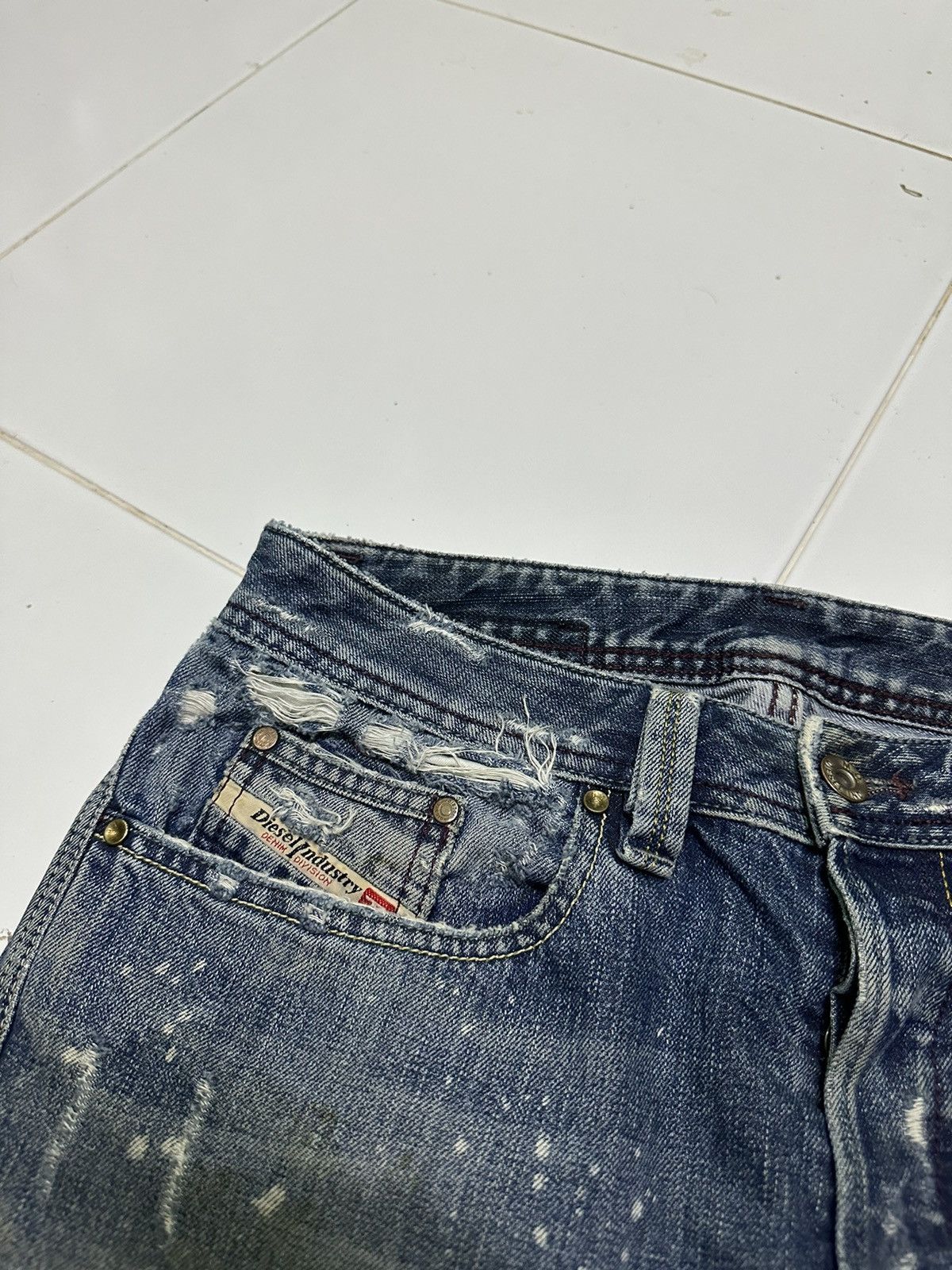 Diesel 30x28 Diesel blue denim jeans Size US 30 / EU 46 - 4 Thumbnail