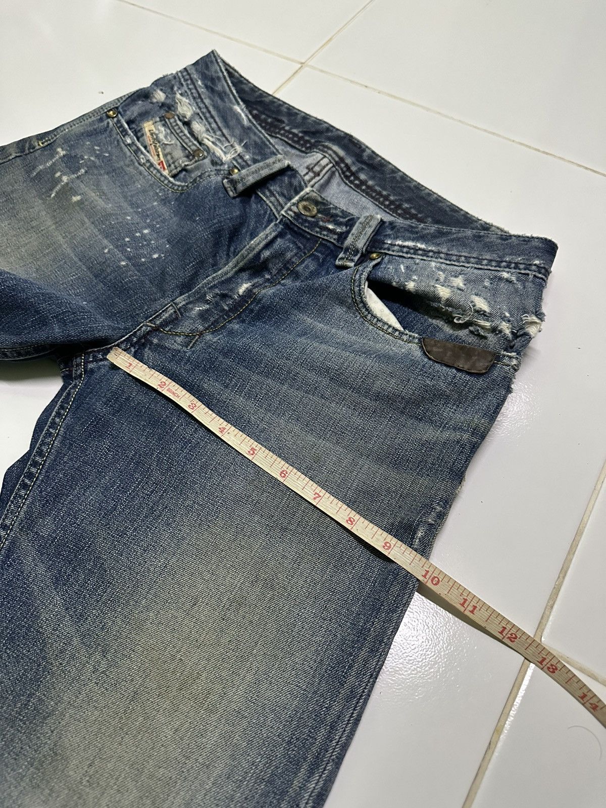 Diesel 30x28 Diesel blue denim jeans Size US 30 / EU 46 - 11 Thumbnail