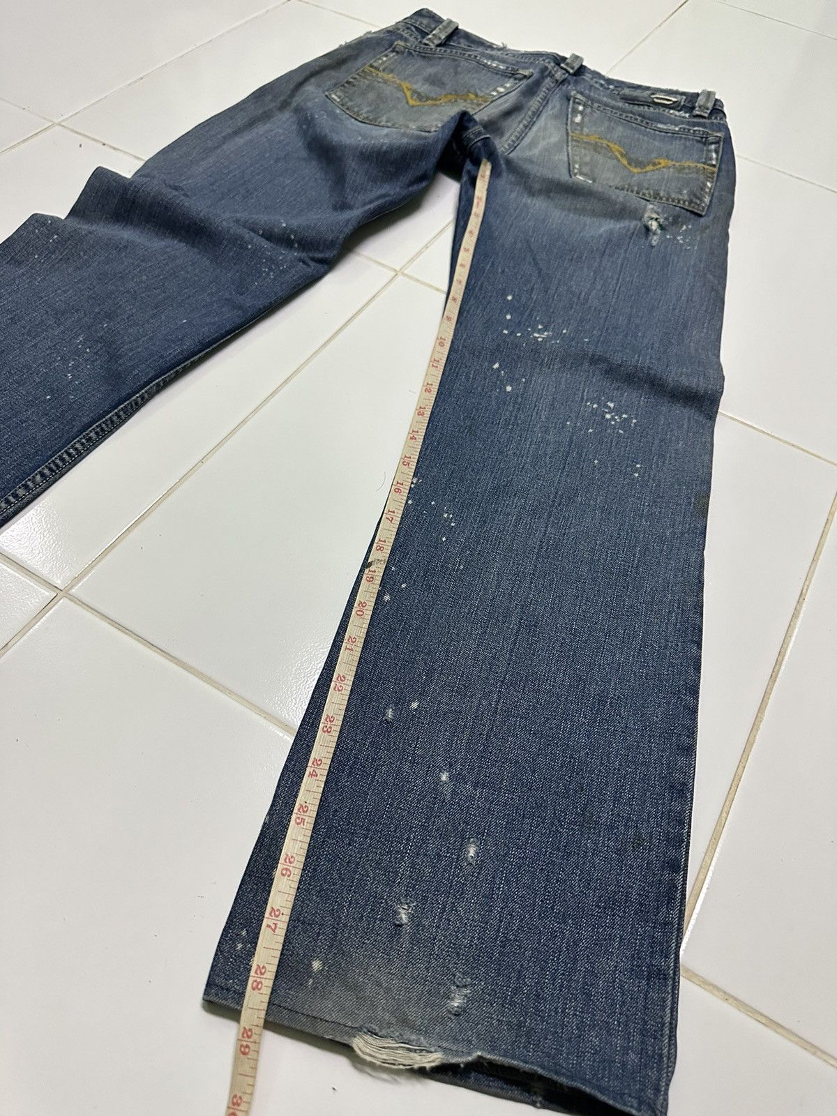 Diesel 30x28 Diesel blue denim jeans Size US 30 / EU 46 - 9 Thumbnail