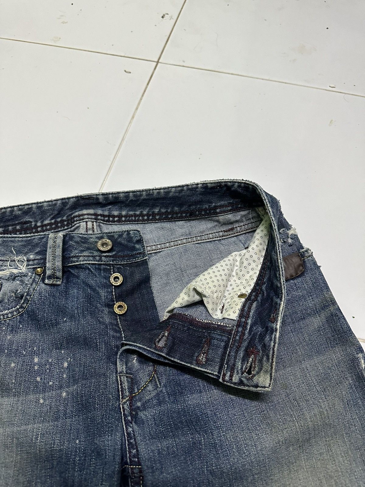 Diesel 30x28 Diesel blue denim jeans Size US 30 / EU 46 - 3 Thumbnail