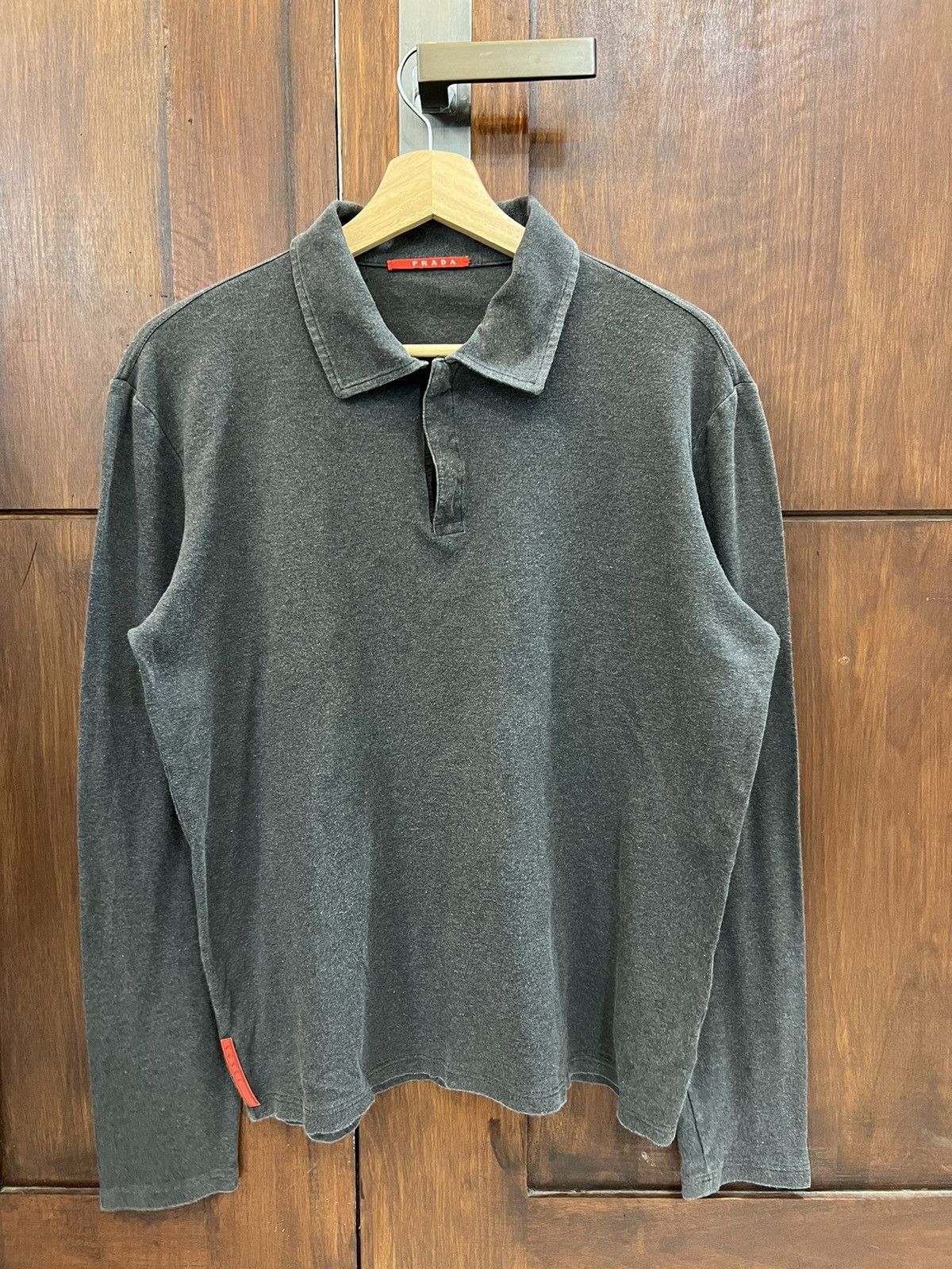 Prada Prada Long Sleeve Shirts Size L / US 10 / IT 46 - 1 Thumbnail