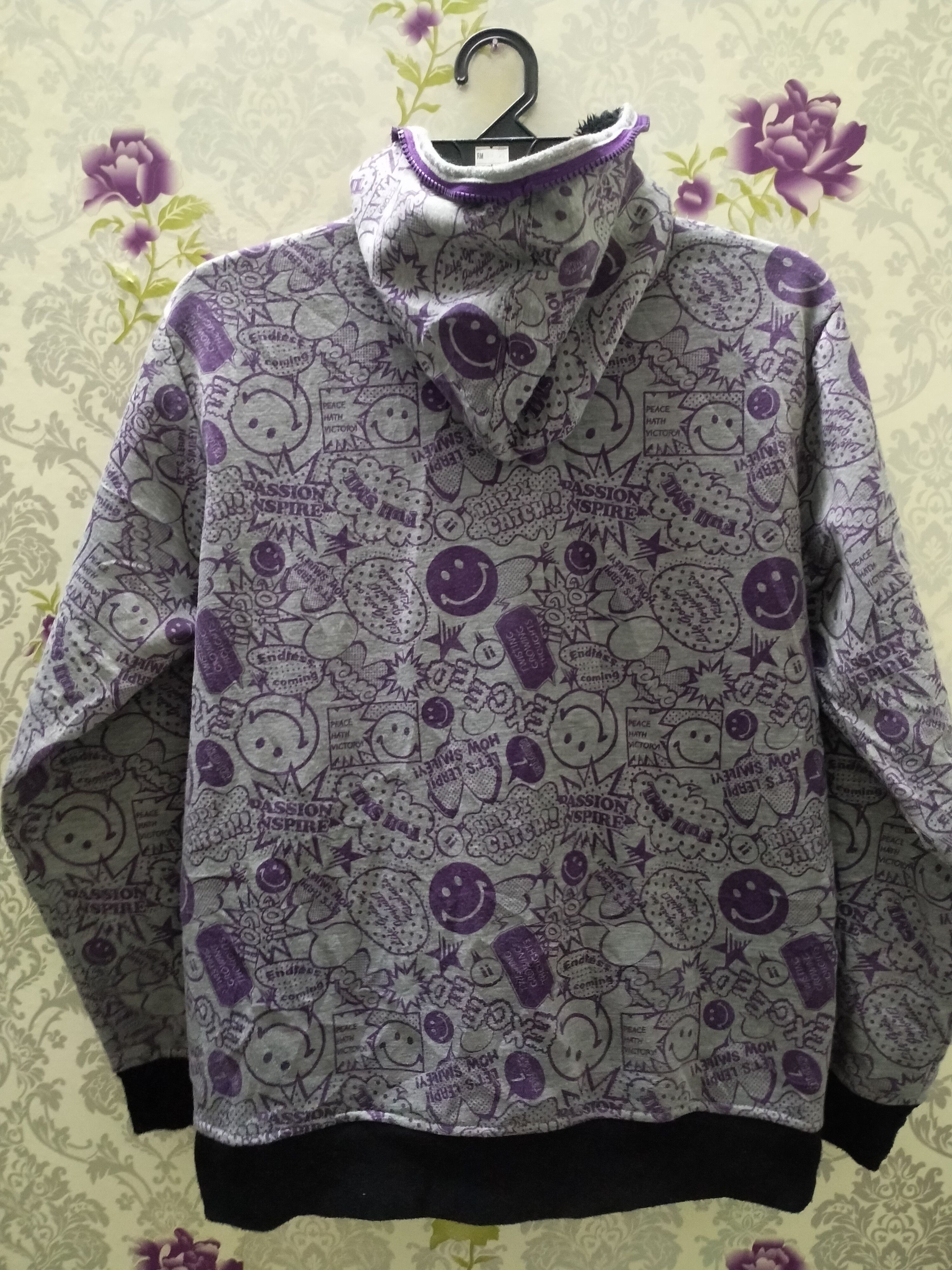 HOMME BOY CO. HOME BOYS SWEATER HOODIE FULLPREM SMILEY Size US M / EU 48-50 / 2 - 5 Thumbnail