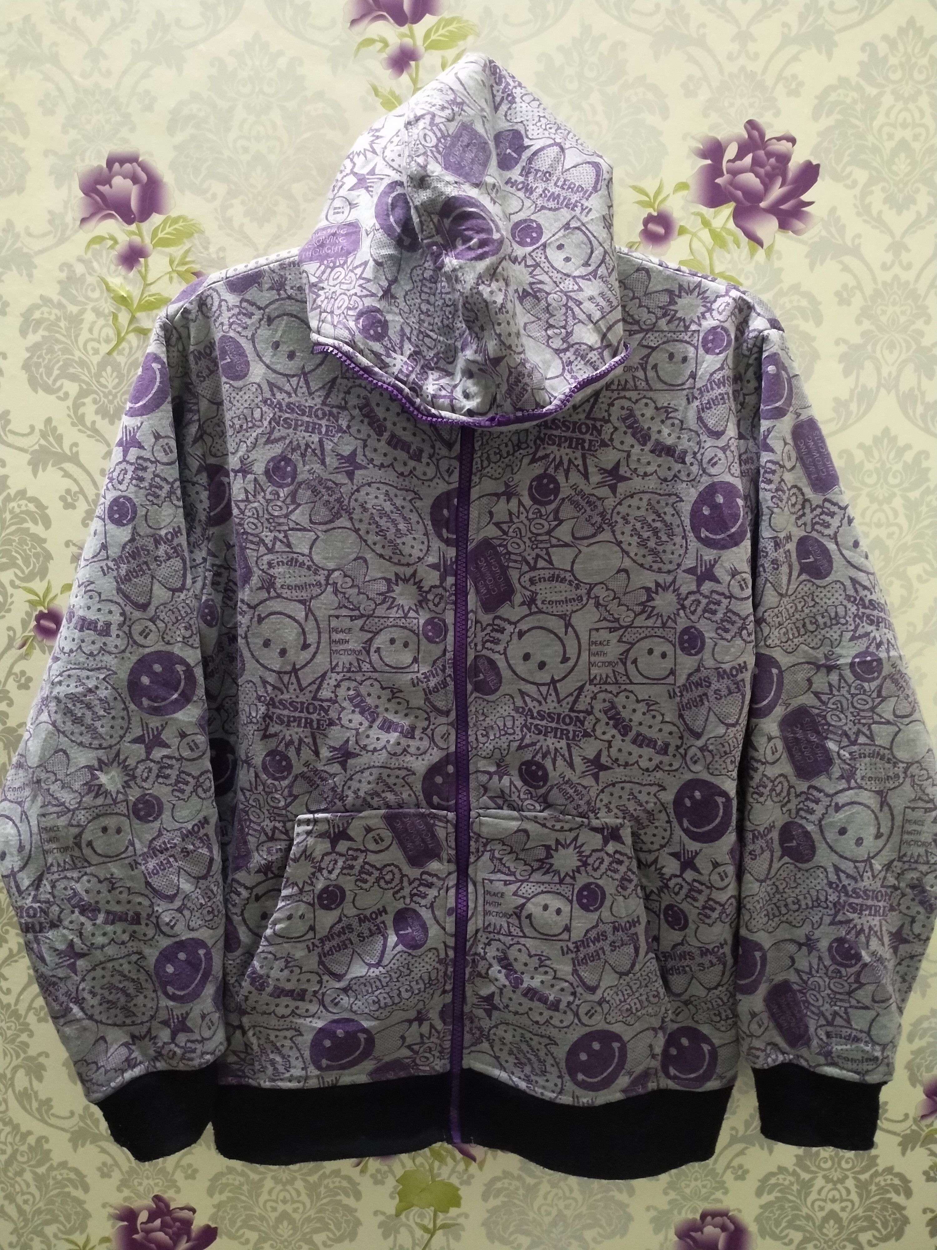 HOMME BOY CO. HOME BOYS SWEATER HOODIE FULLPREM SMILEY Size US M / EU 48-50 / 2 - 1 Thumbnail