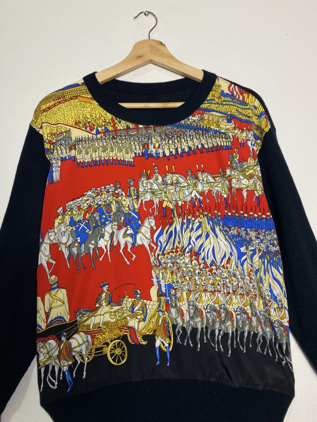Vintage Vintage Grand Cortege A Moscou Hermes Style Knit Sweater Size US M / EU 48-50 / 2 - 2 Thumbnail