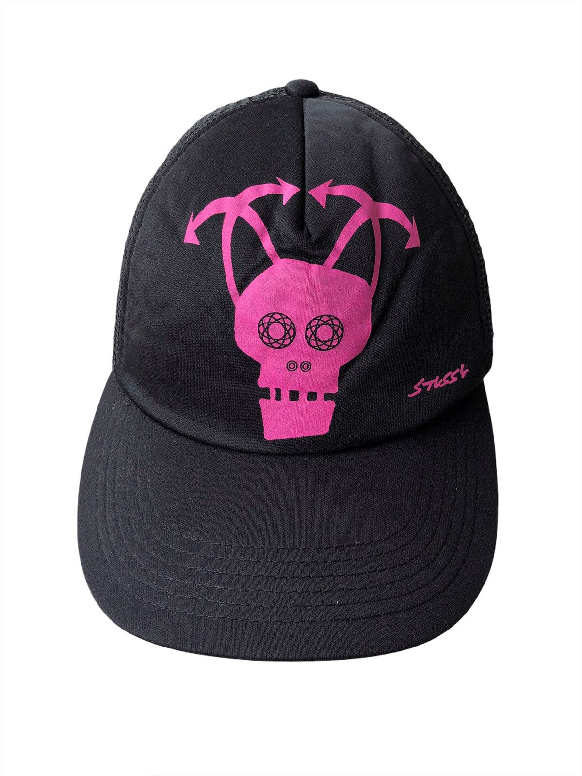 Futura GRAIL🔥OG Stussy x Futura 🇯🇵 Robot Trucker Cap Hat Size ONE SIZE - 3 Thumbnail