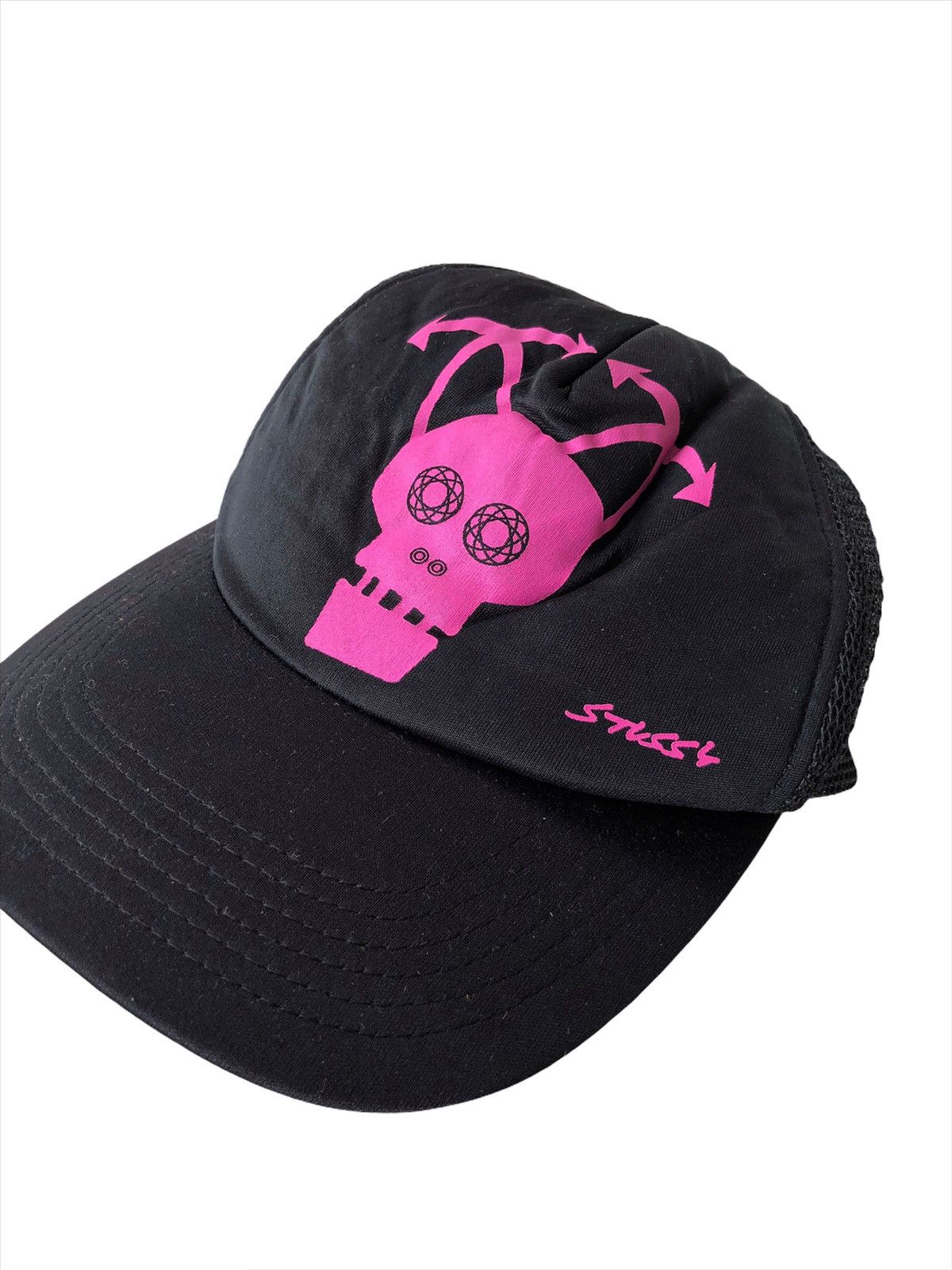 Futura GRAIL🔥OG Stussy x Futura 🇯🇵 Robot Trucker Cap Hat Size ONE SIZE - 1 Thumbnail