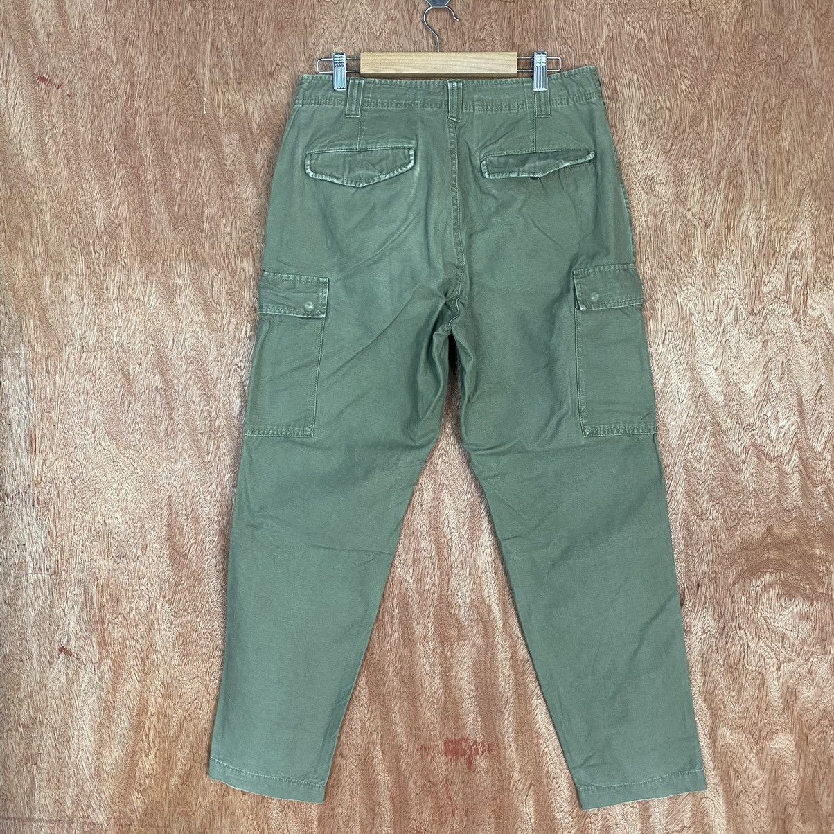 Global Work DLL Global Work Green Multipocket Cargo Pants #1912 Size US 30 / EU 46 - 8 Thumbnail