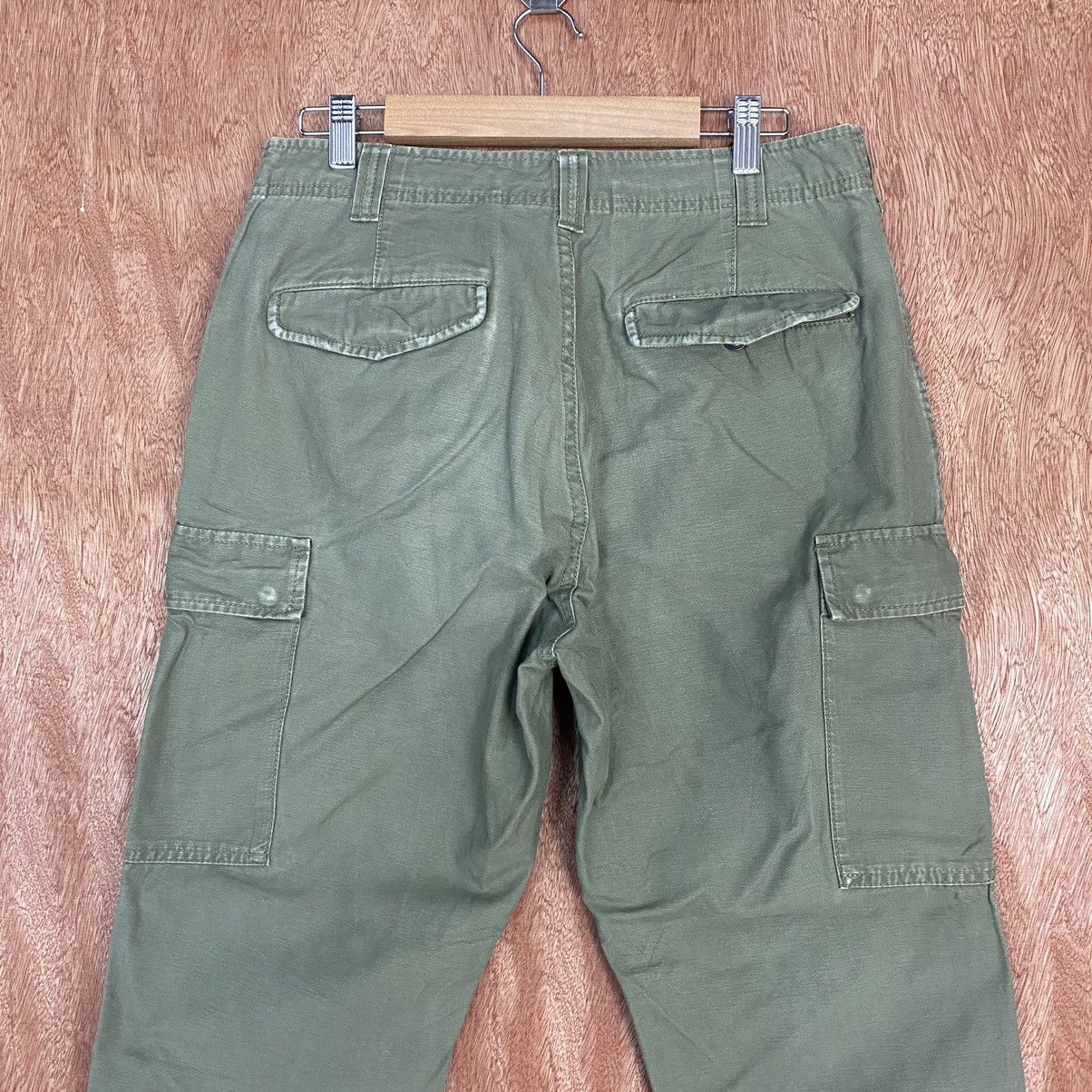 Global Work DLL Global Work Green Multipocket Cargo Pants #1912 Size US 30 / EU 46 - 9 Thumbnail