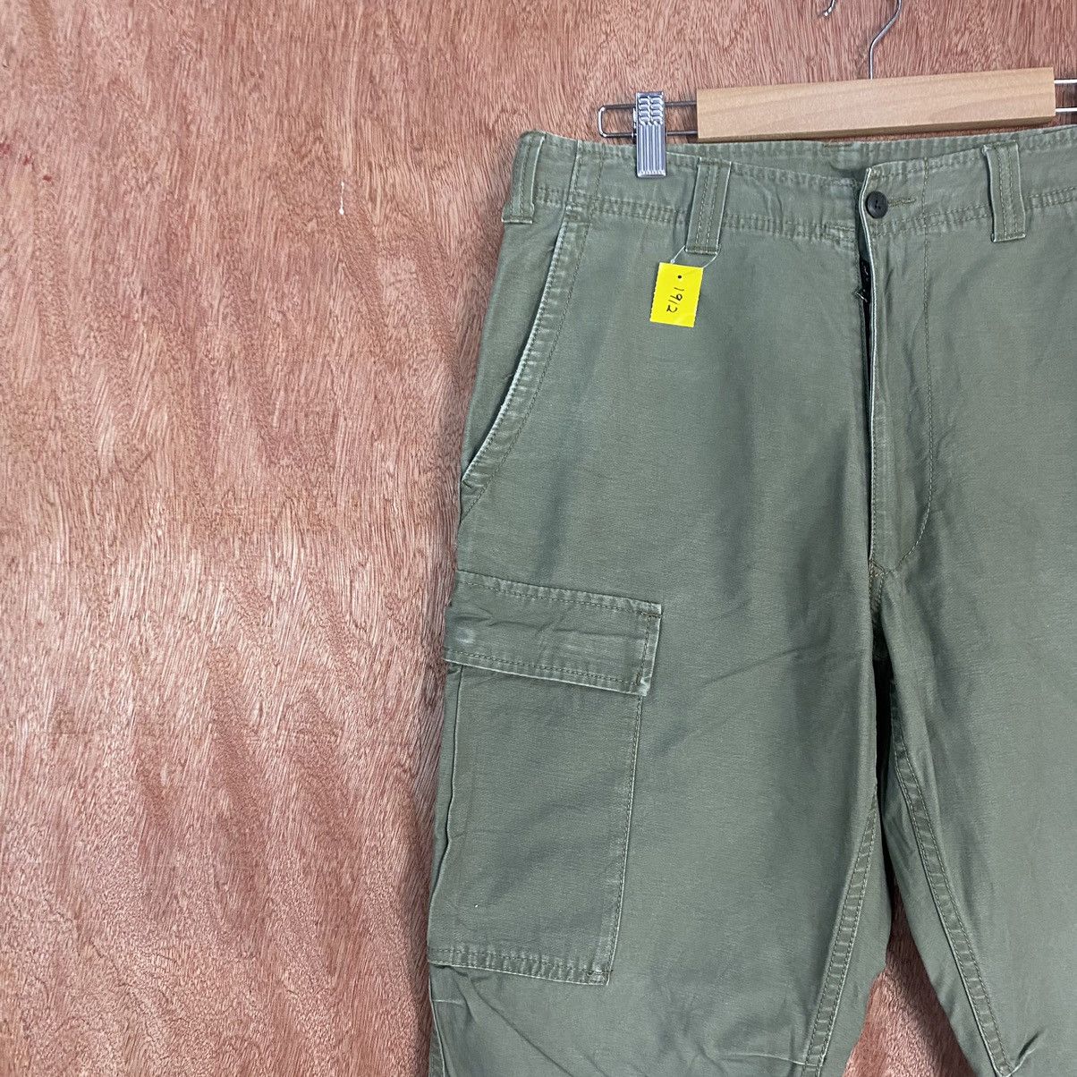 Global Work DLL Global Work Green Multipocket Cargo Pants #1912 Size US 30 / EU 46 - 5 Thumbnail