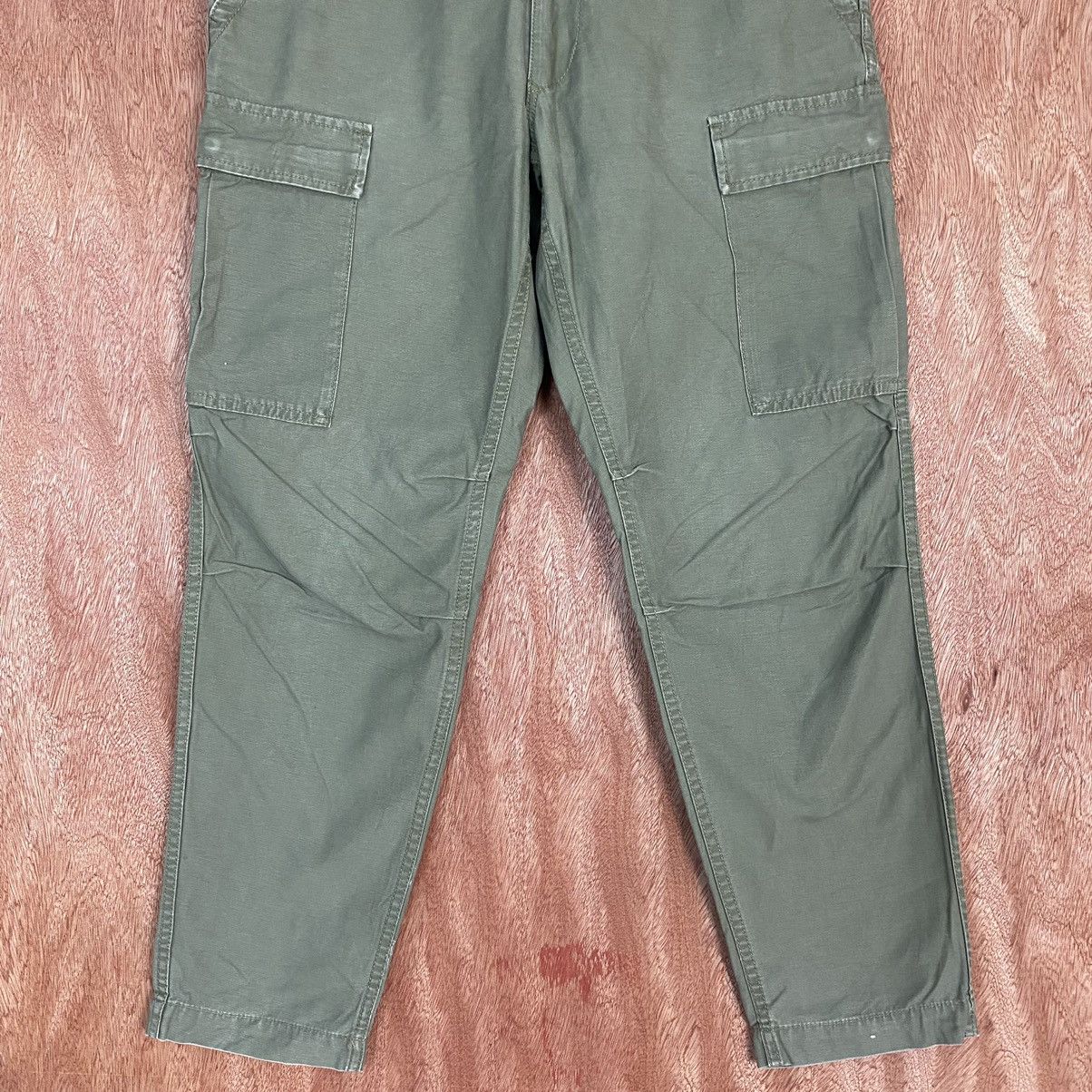 Global Work DLL Global Work Green Multipocket Cargo Pants #1912 Size US 30 / EU 46 - 3 Thumbnail