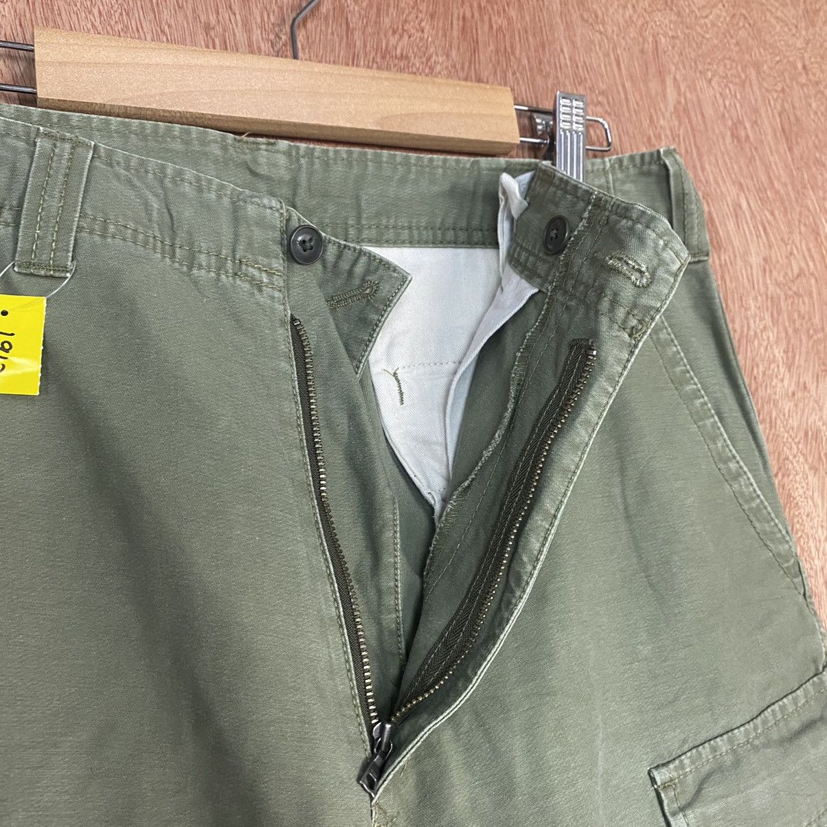 Global Work DLL Global Work Green Multipocket Cargo Pants #1912 Size US 30 / EU 46 - 7 Thumbnail