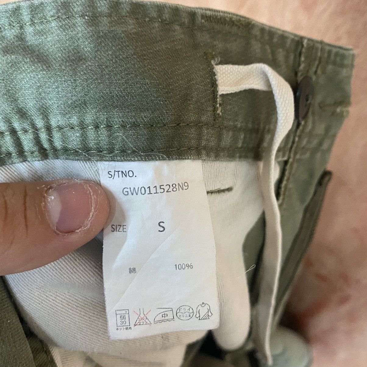 Global Work DLL Global Work Green Multipocket Cargo Pants #1912 Size US 30 / EU 46 - 12 Thumbnail