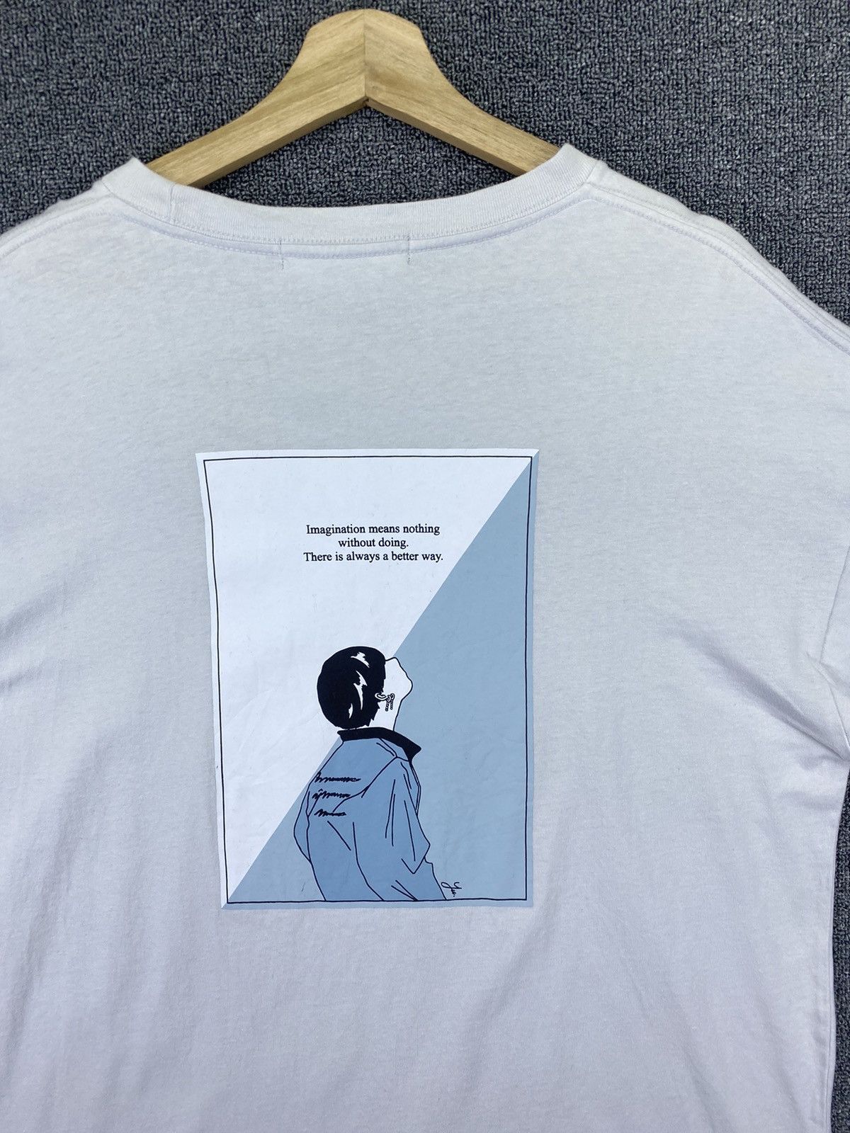 Japanese Brand Vintage Confirm Original Design Portraits Tee T Shirts Size US M / EU 48-50 / 2 - 6 Thumbnail