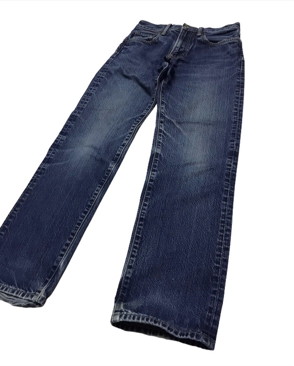 Uniqlo 28x30 uniqlo rusty wash blue denim jeans Size US 28 / EU 44 - 3 Thumbnail
