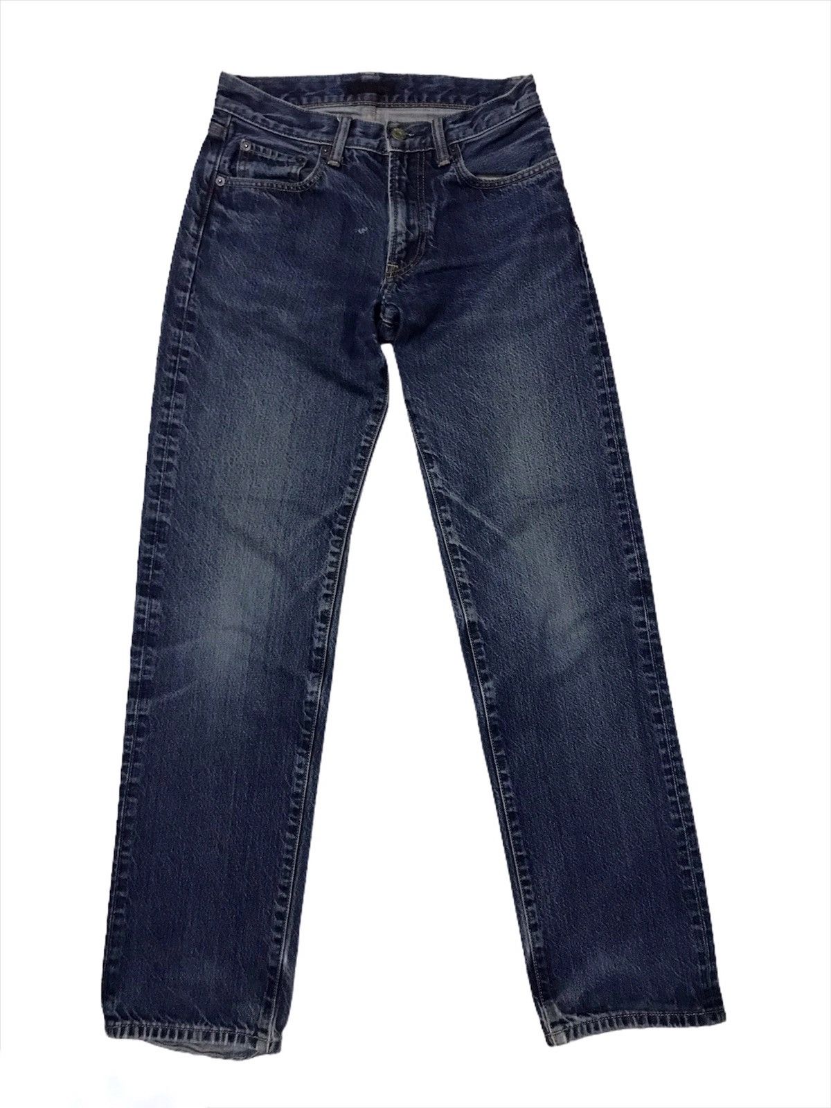 Uniqlo 28x30 uniqlo rusty wash blue denim jeans Size US 28 / EU 44 - 1 Thumbnail