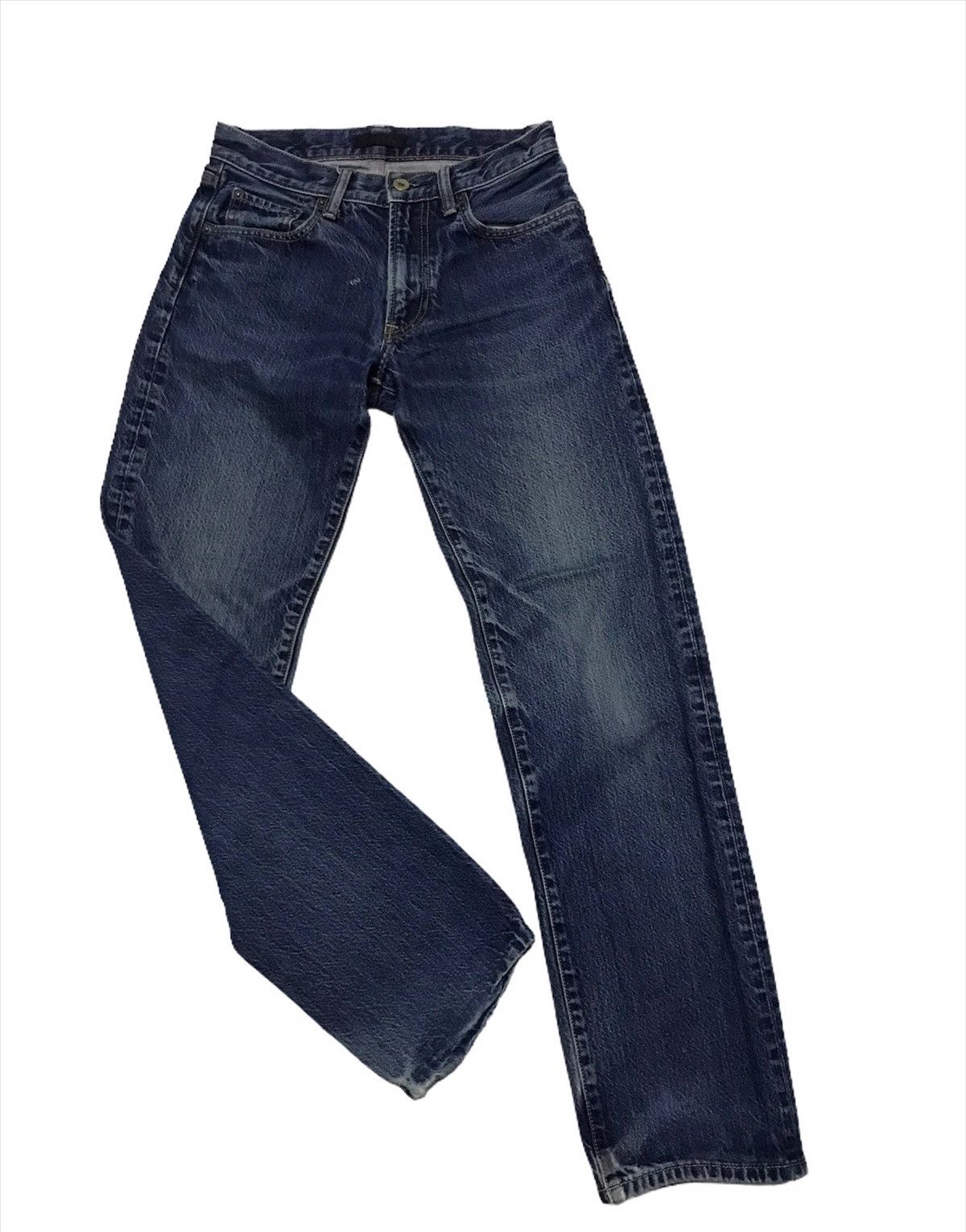 Uniqlo 28x30 uniqlo rusty wash blue denim jeans Size US 28 / EU 44 - 2 Thumbnail