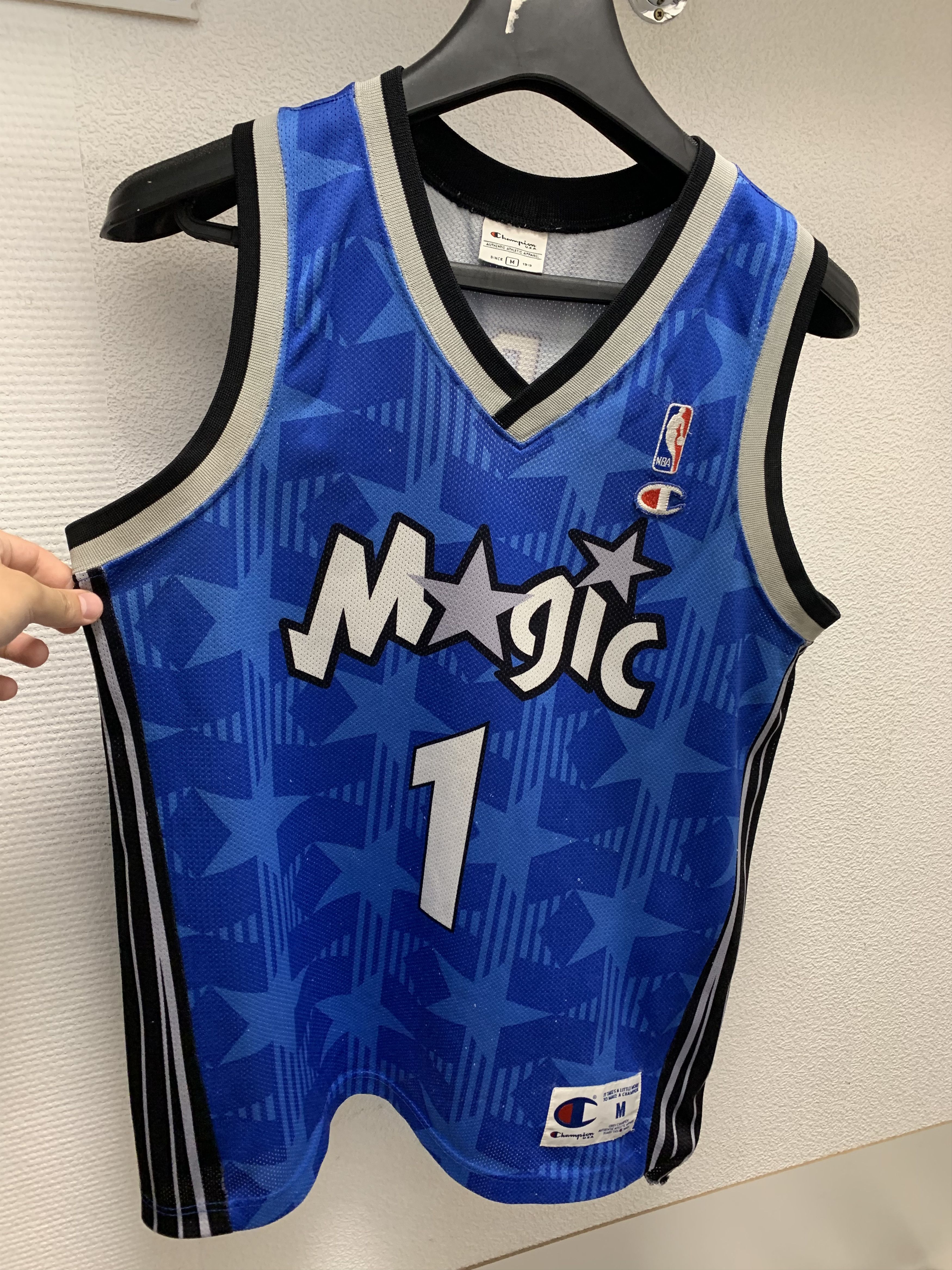 Champion McGrady 1 Orlando magic champion nba vintage jersey M blue Size US M / EU 48-50 / 2 - 2 Thumbnail